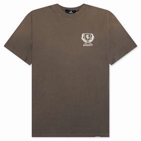 Crest T-Shirt - Dark Taupe