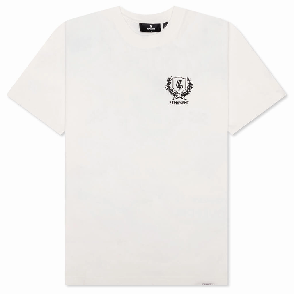 Crest T-Shirt - Flat White
