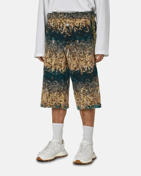 Doomboh Crop-Pants Blue / Sand