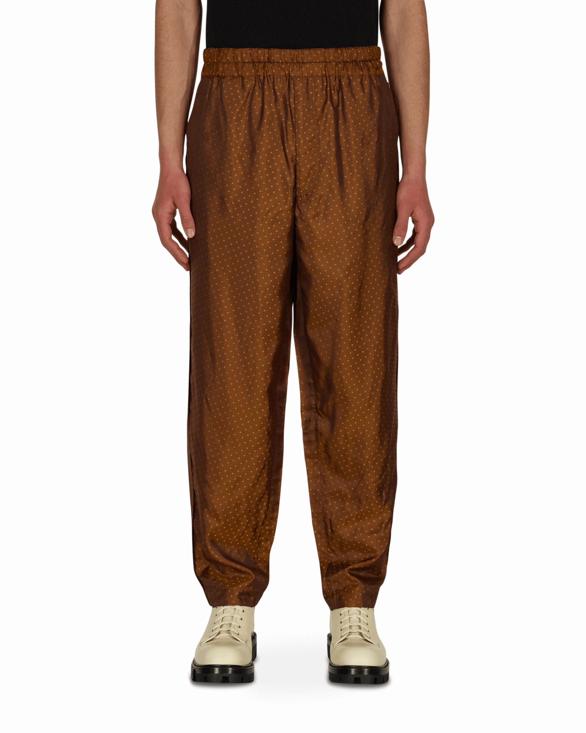 Dot Trousers Beige