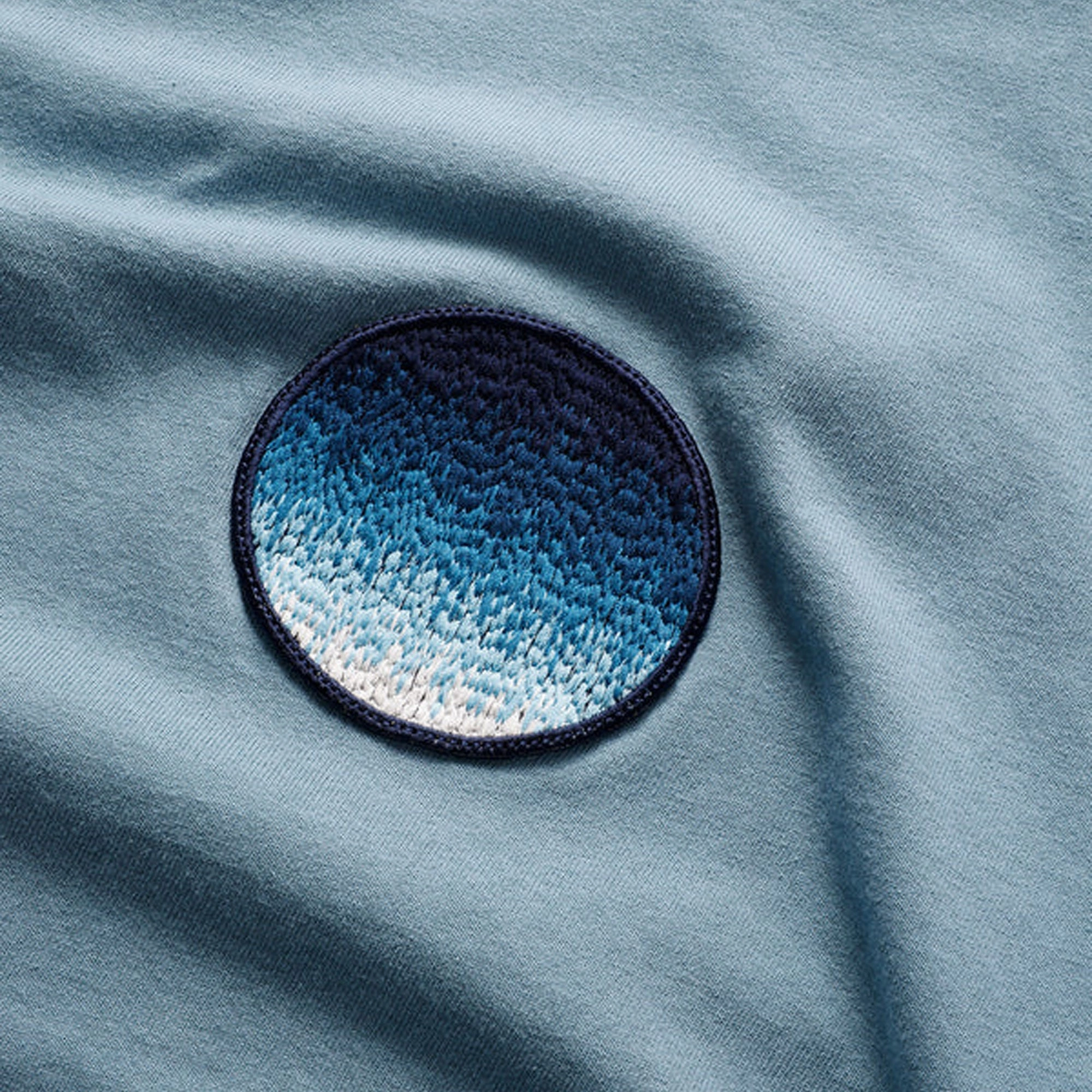FDMTL | CIRCLE PATCH WIDE TEE  { BLUE