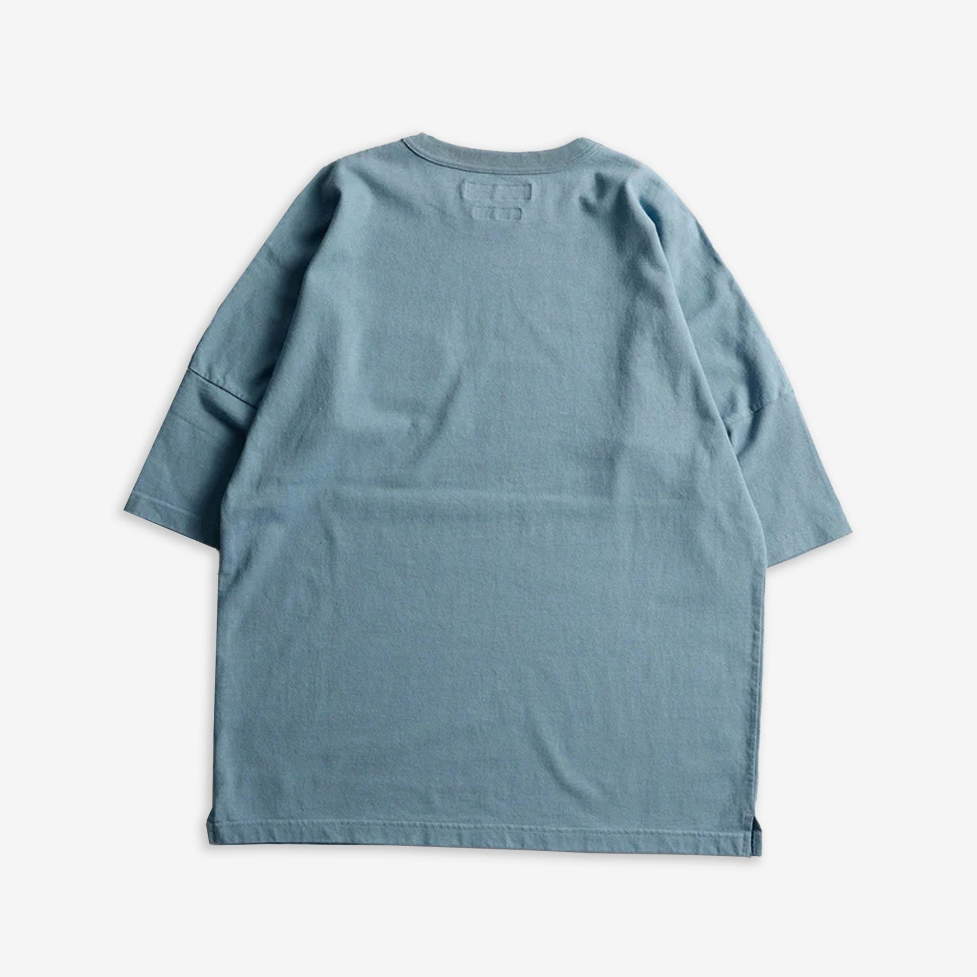 FDMTL | CIRCLE PATCH WIDE TEE  { BLUE