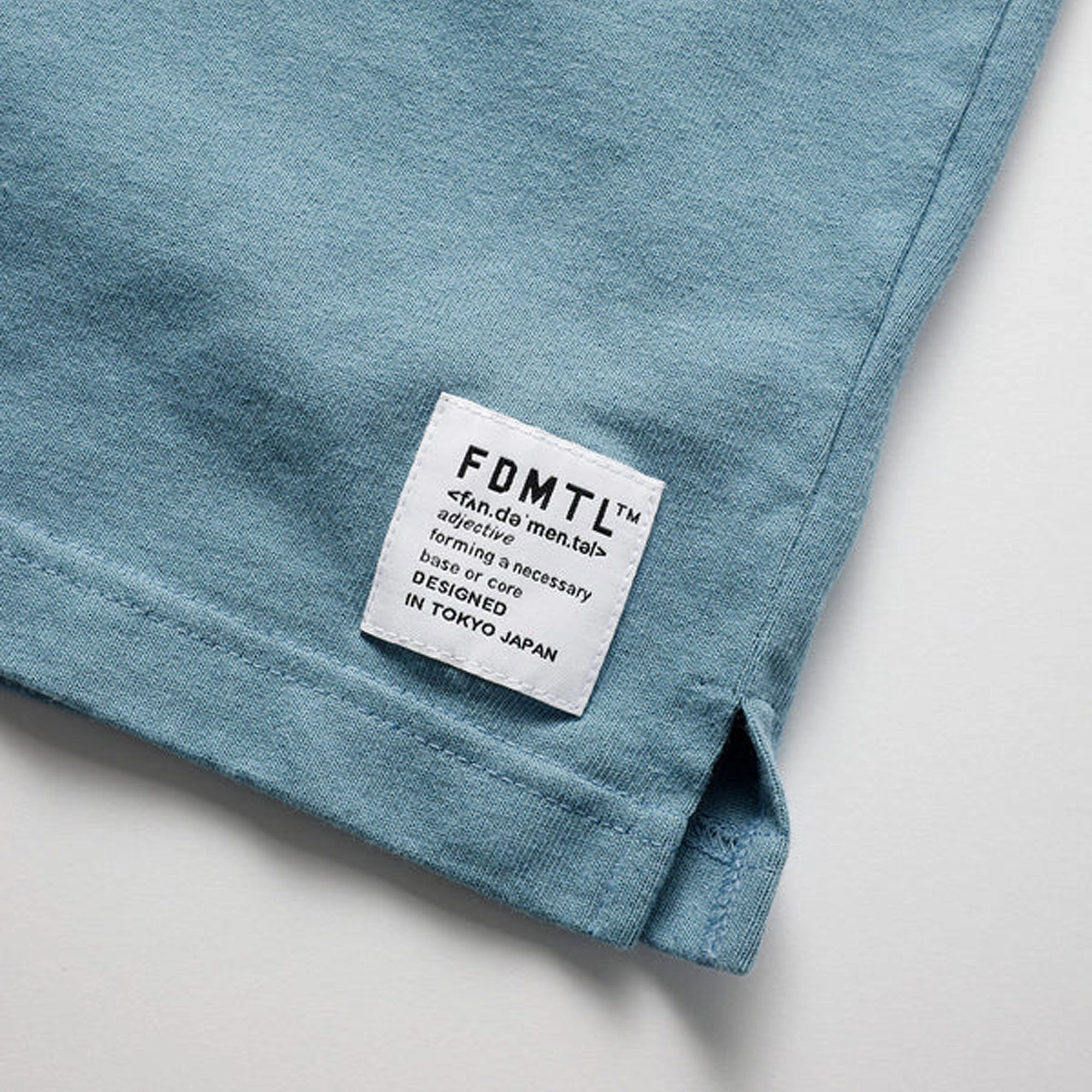 FDMTL | CIRCLE PATCH WIDE TEE  { BLUE