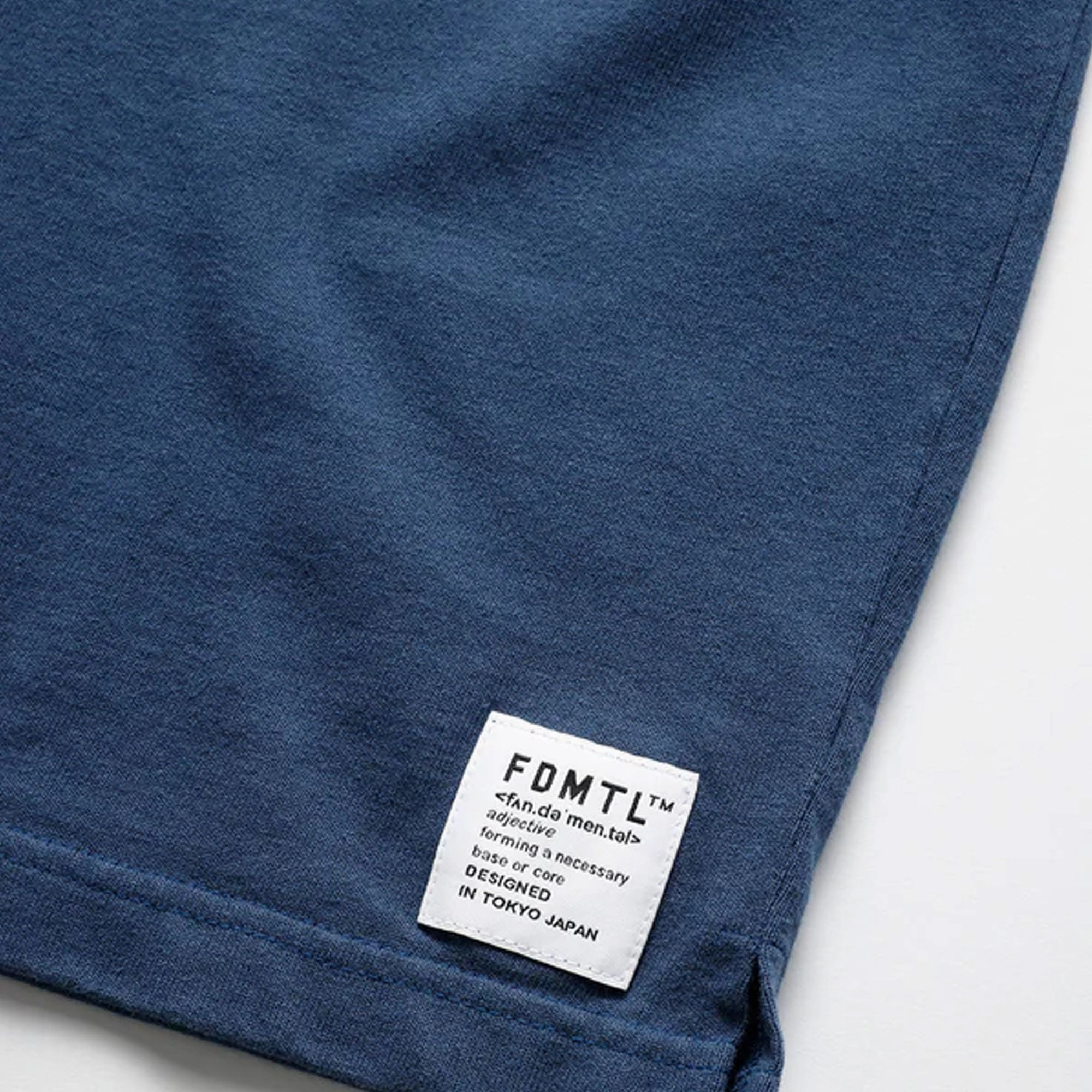 FDMTL | LOGO WIDE TEE  { NAVY