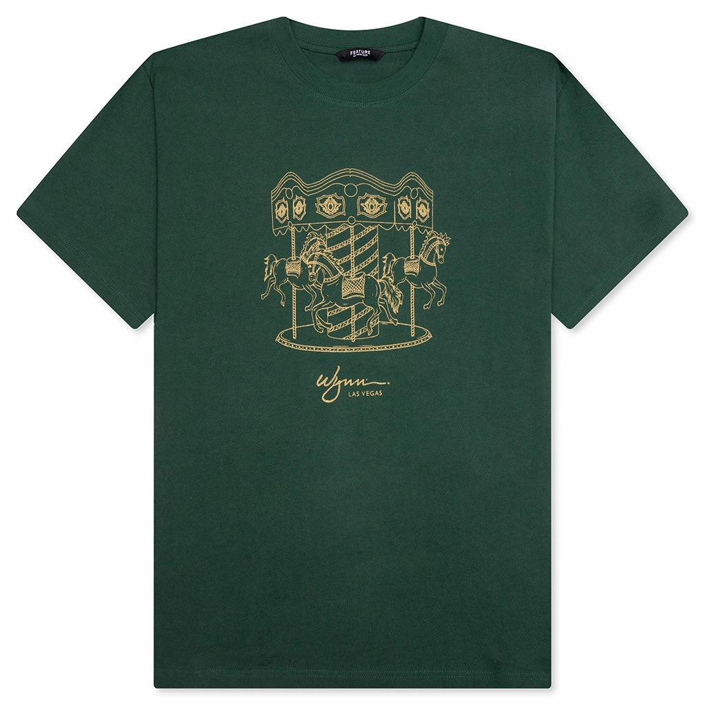 Feature x Wynn Carousel Tee - Dark Green