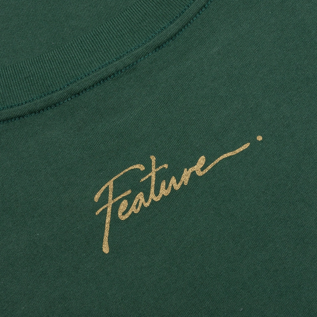 Feature x Wynn Carousel Tee - Dark Green
