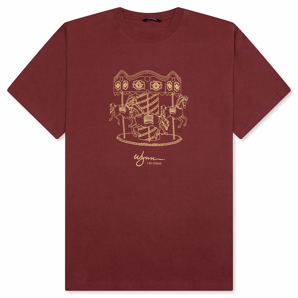 Feature x Wynn Carousel Tee - Oxblood