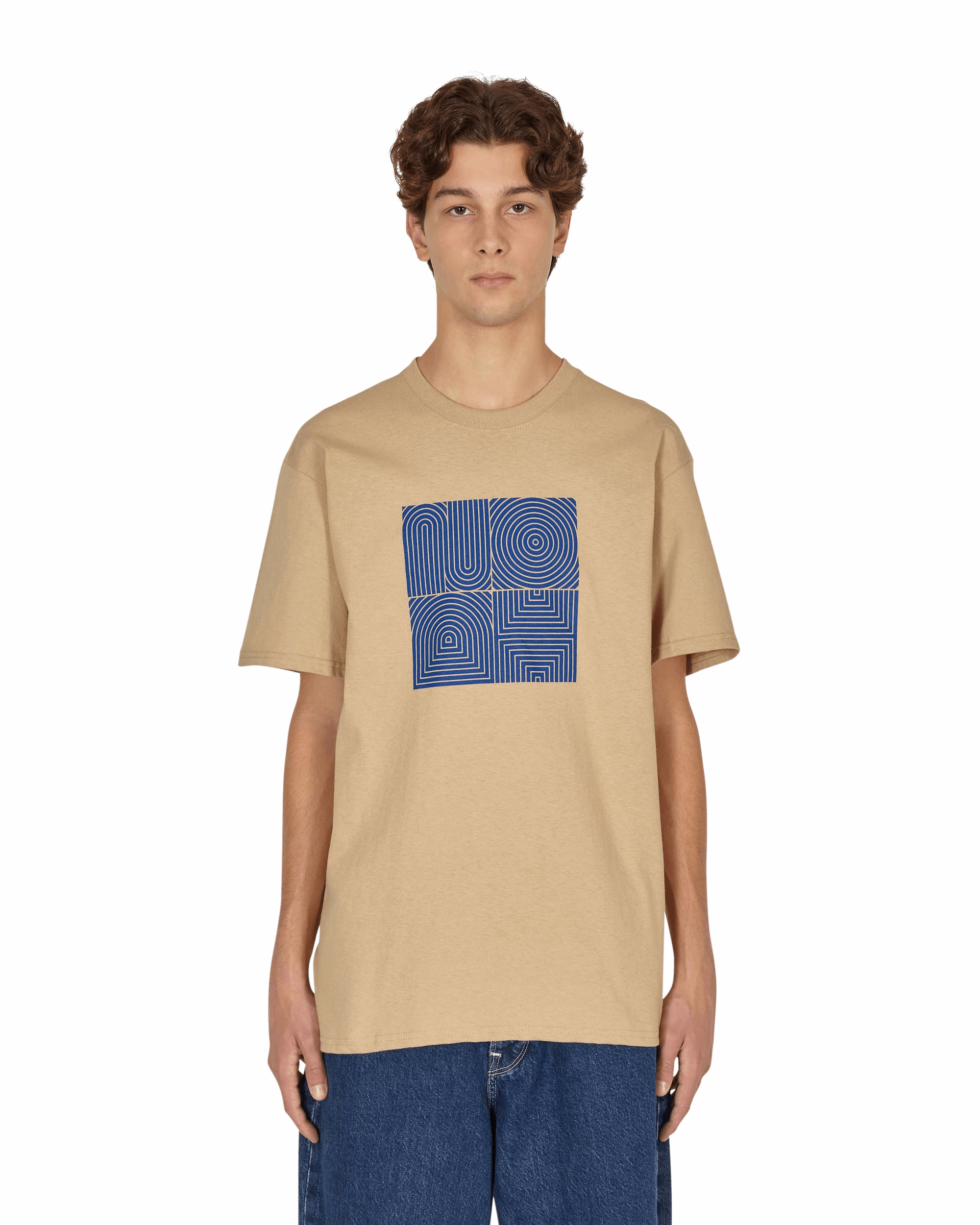 Fingerprint T-Shirt Brown