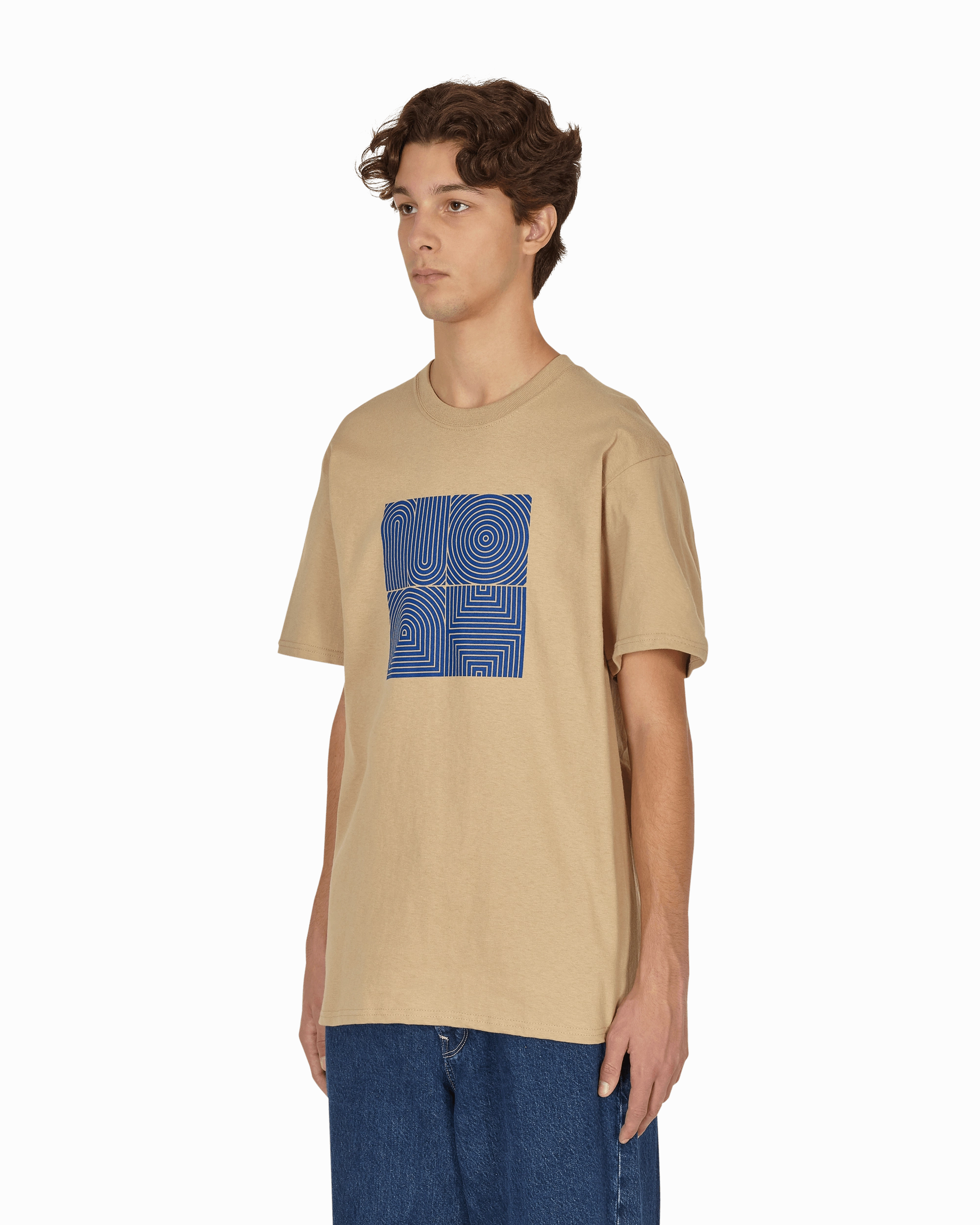 Fingerprint T-Shirt Brown