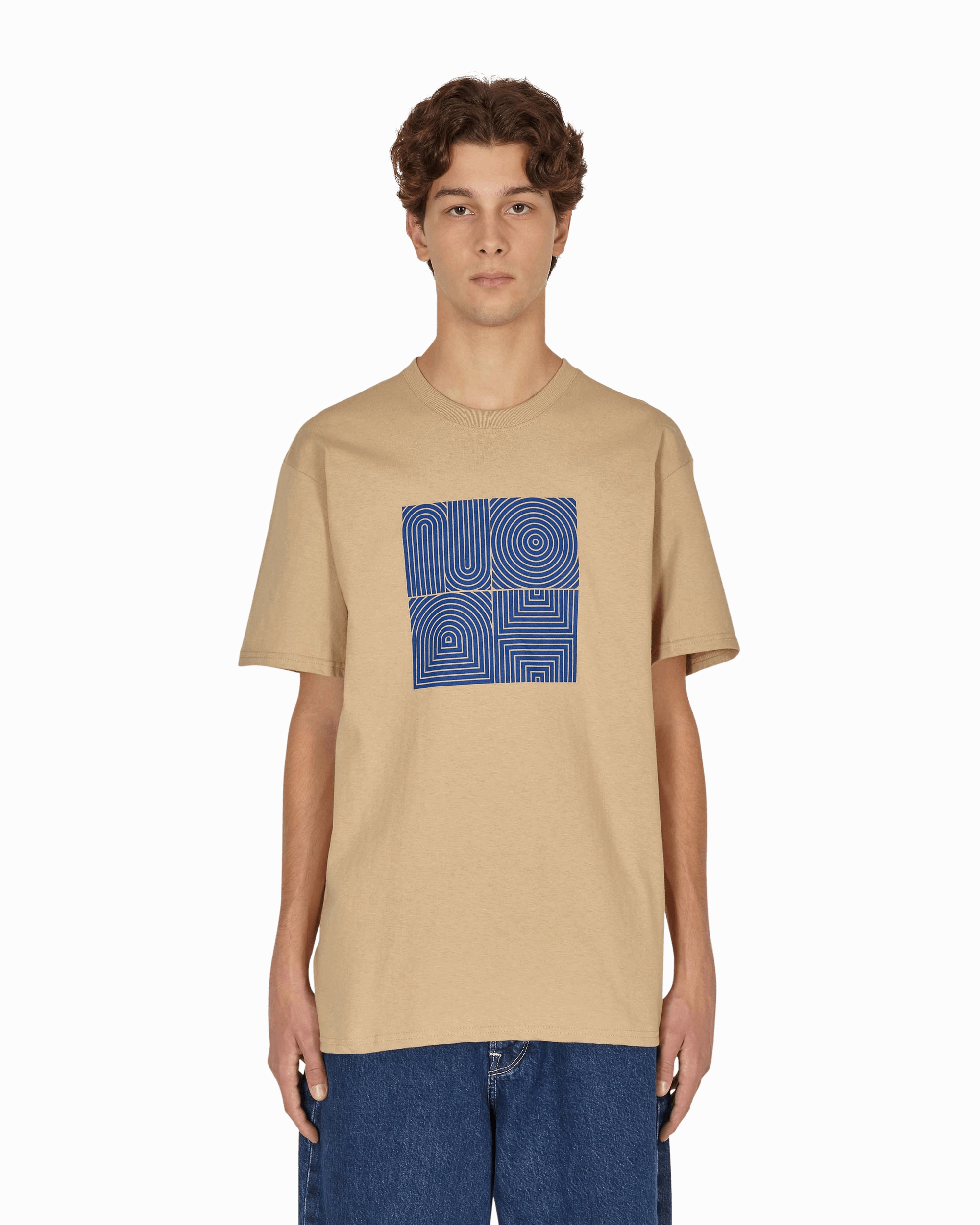Fingerprint T-Shirt Brown