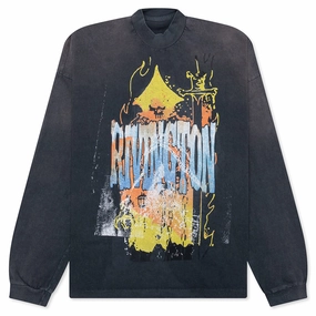 Forgive Me Vintage L/S Tee - Vintage Black