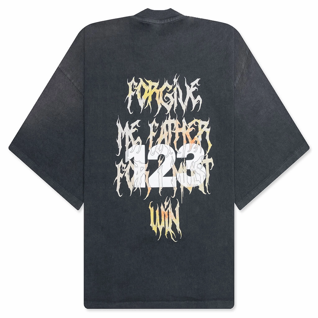 Forgive Me Vintage S/S Tee - Vintage Black