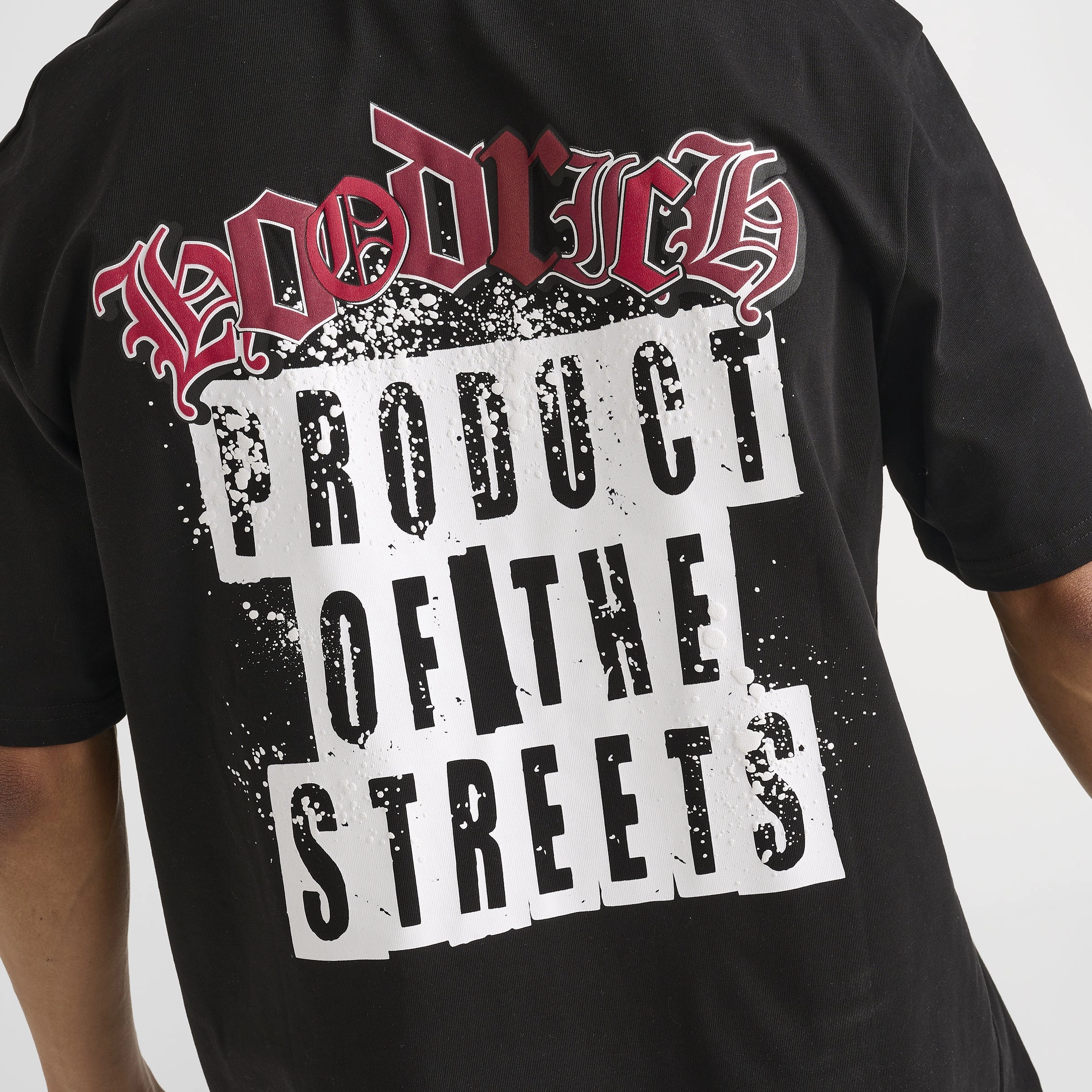 Hoodrich Crown Graphic T-Shirt Black / Lychee
