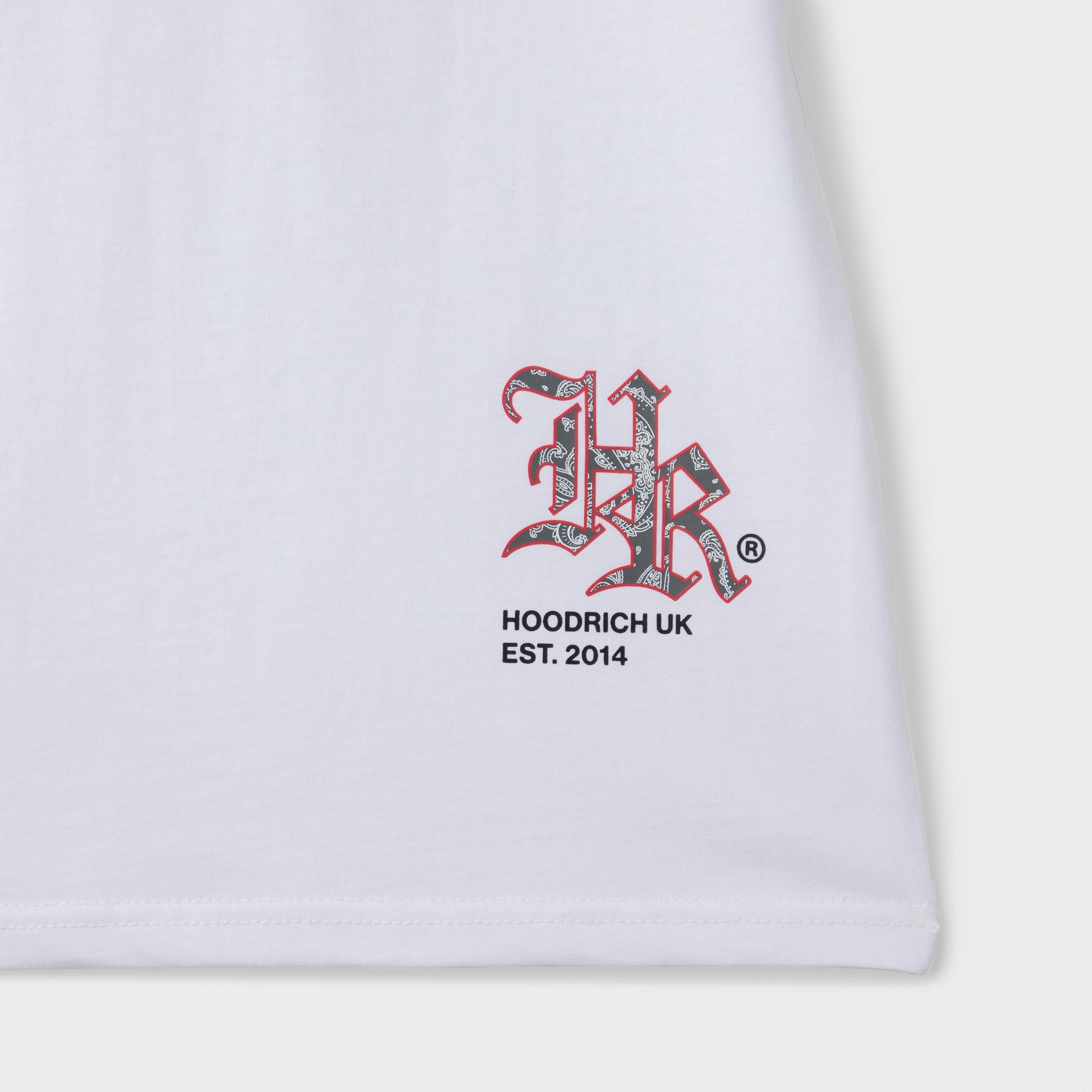 Hoodrich Junior Boys' Eterno T-Shirt White / Black - Lychee
