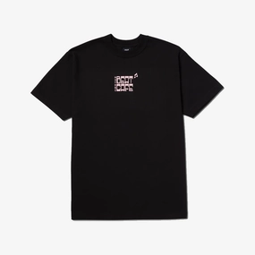HUF | BEAT CAFE T-SHIRT  { BLACK