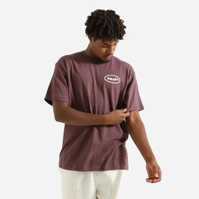 HUF | COUSIN OF DEATH T-SHIRT  { EGGPLANT