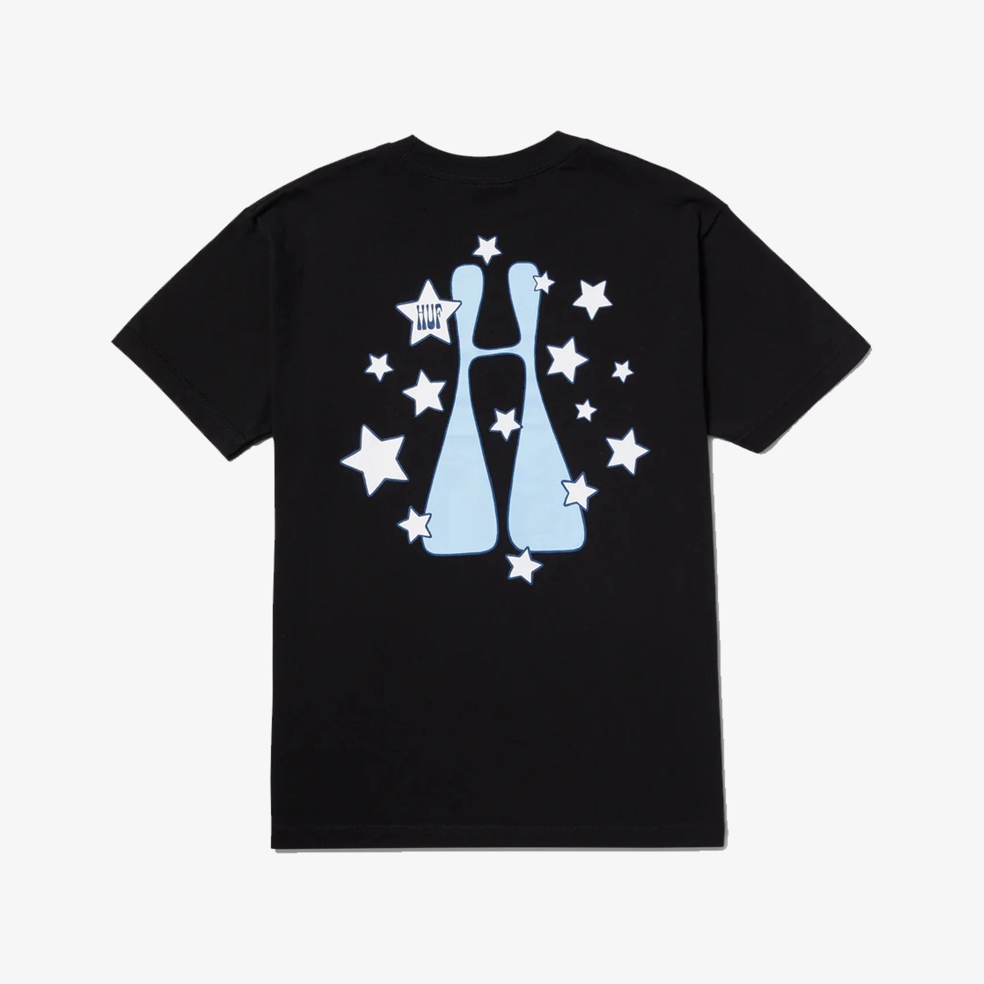 HUF | H STARDUST T-SHIRT  { BLACK