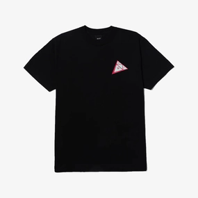 HUF | SKEWED TRIPLE TRIANGLE T-SHIRT  { BLACK