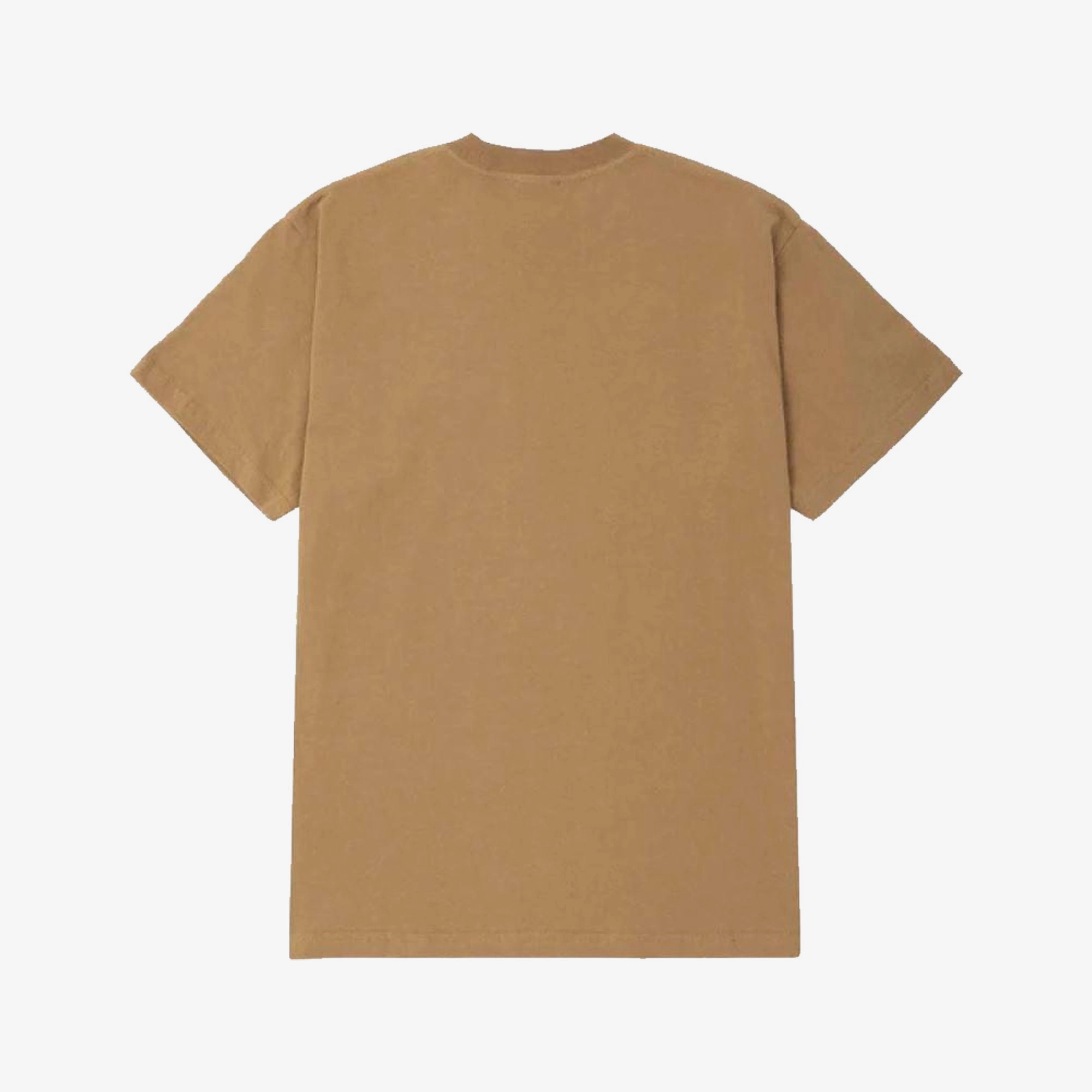 HUF | UPSIDE DOWNTOWN T-SHIRT  { CAMEL