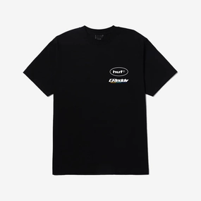HUF | X GREDDY T-SHIRT  { BLACK