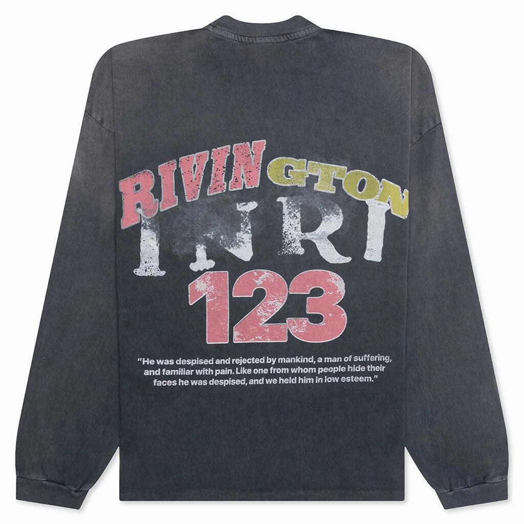 Inri Snake L/S Tee - Vintage Black