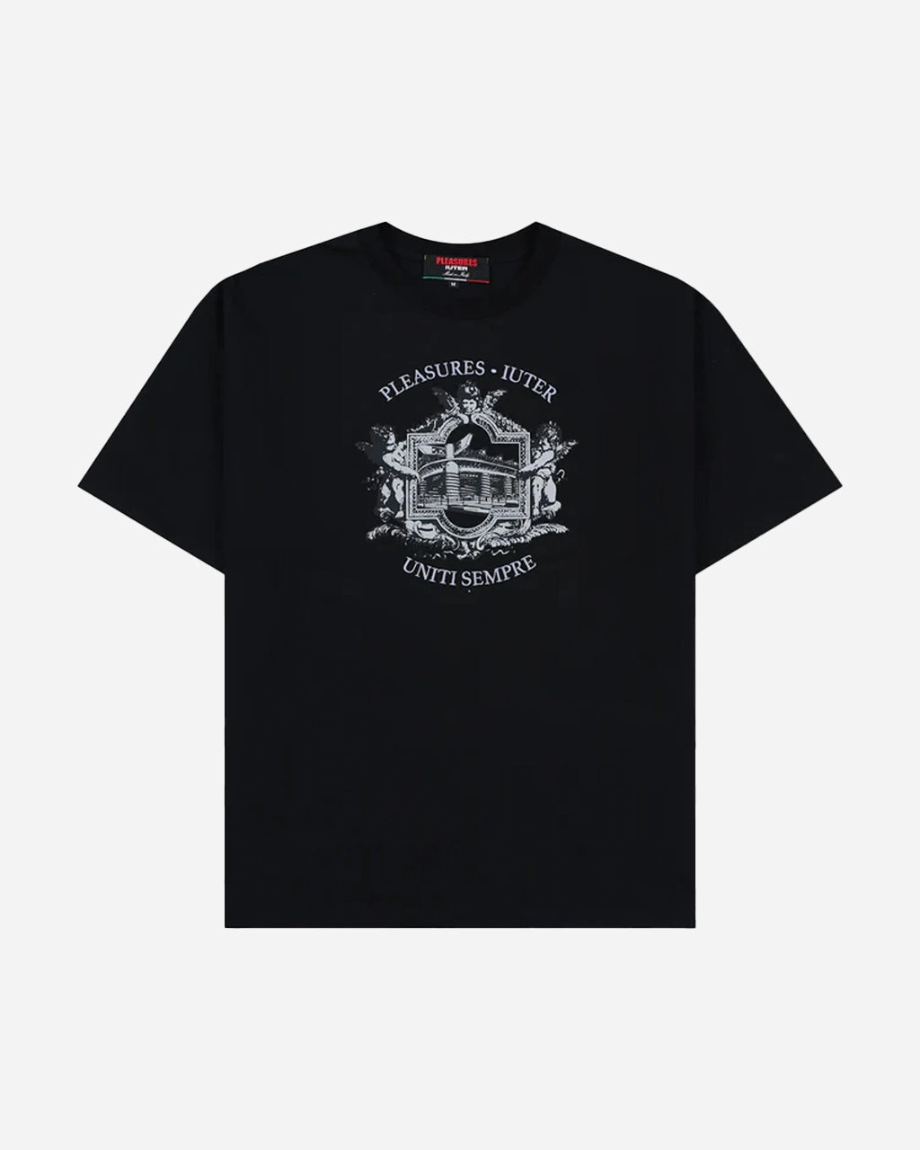 IUTER x PLEASURES Alberto T-Shirt Black