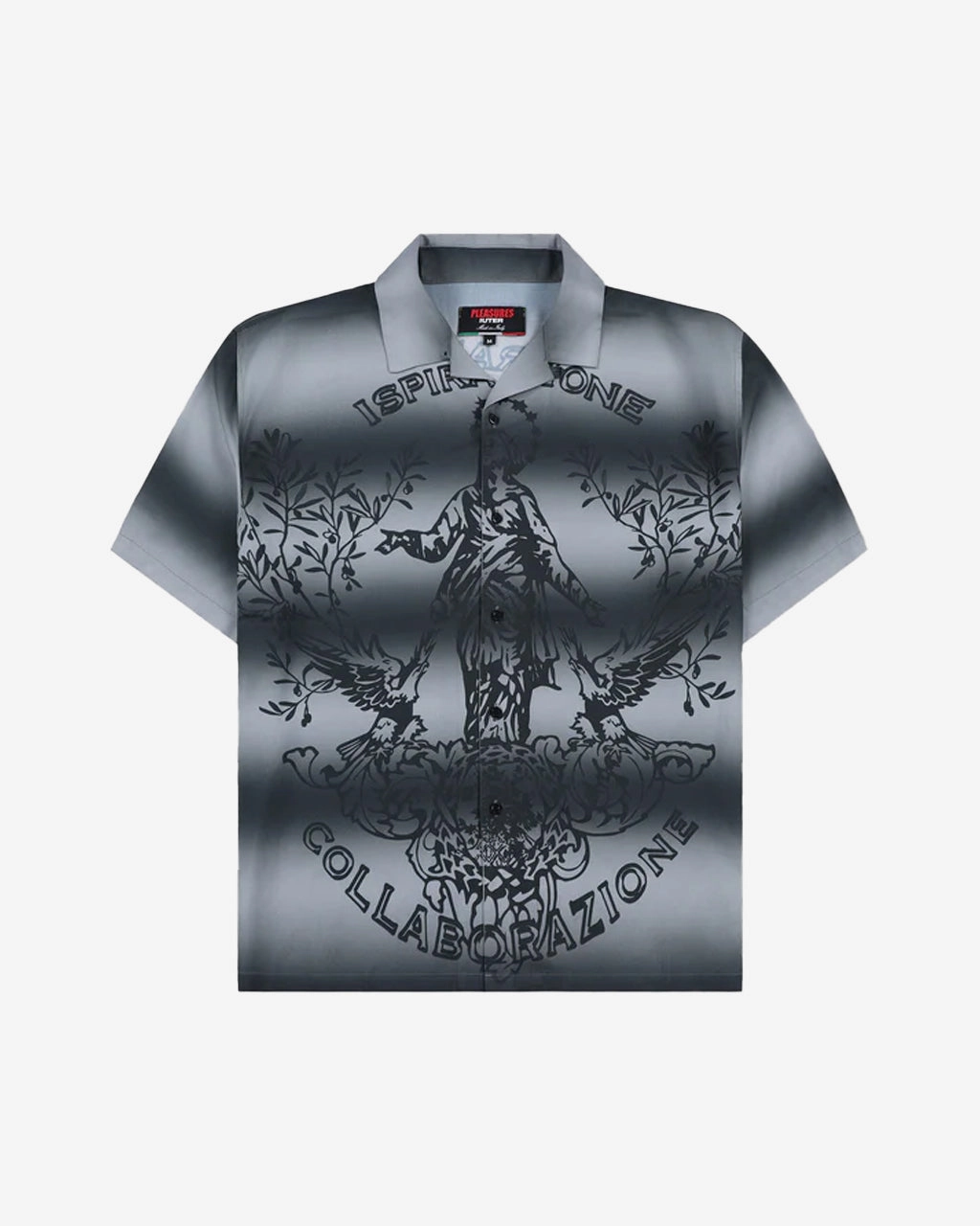 IUTER x PLEASURES GIovanni Button Up Silver