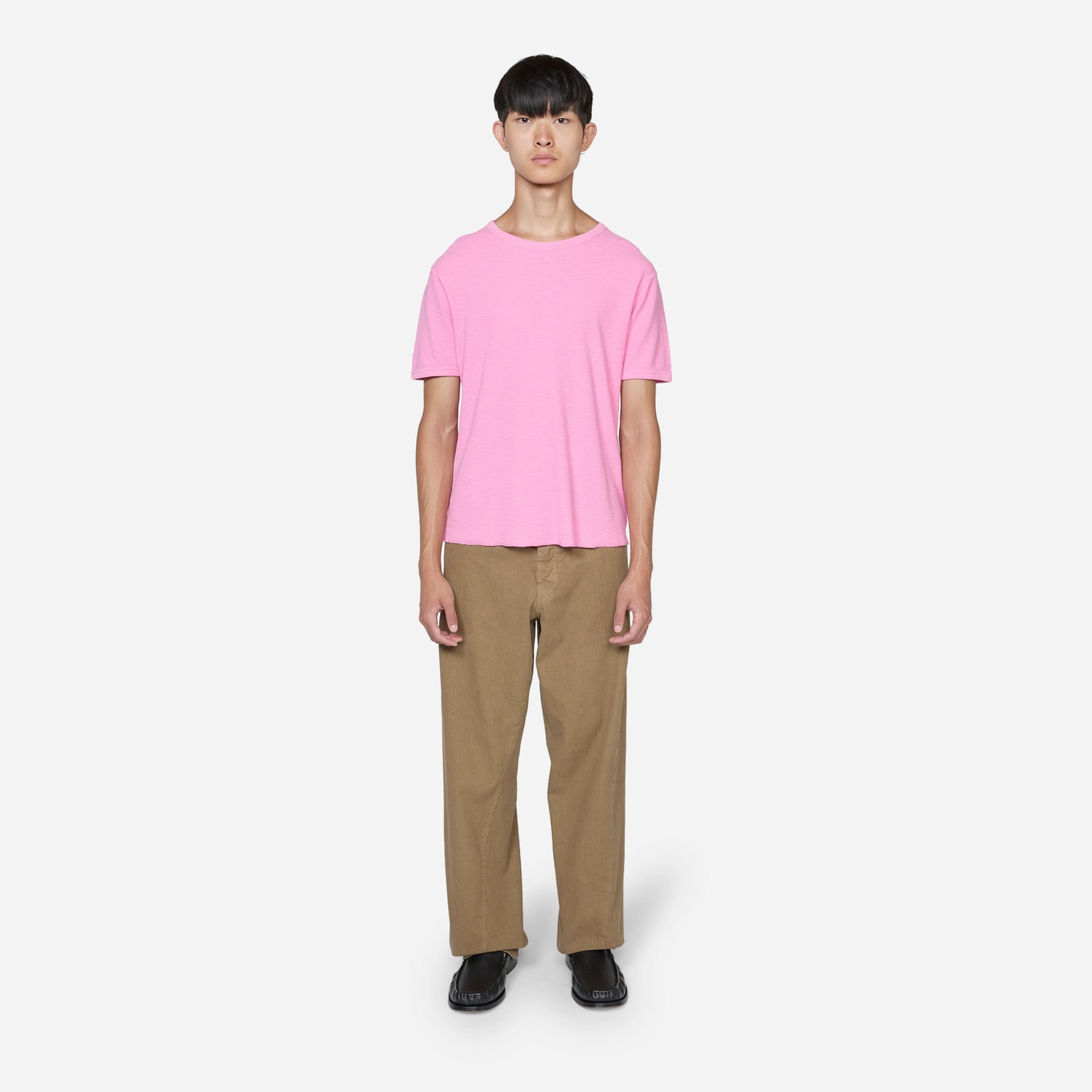 Jagger Waffle T-Shirt Pink