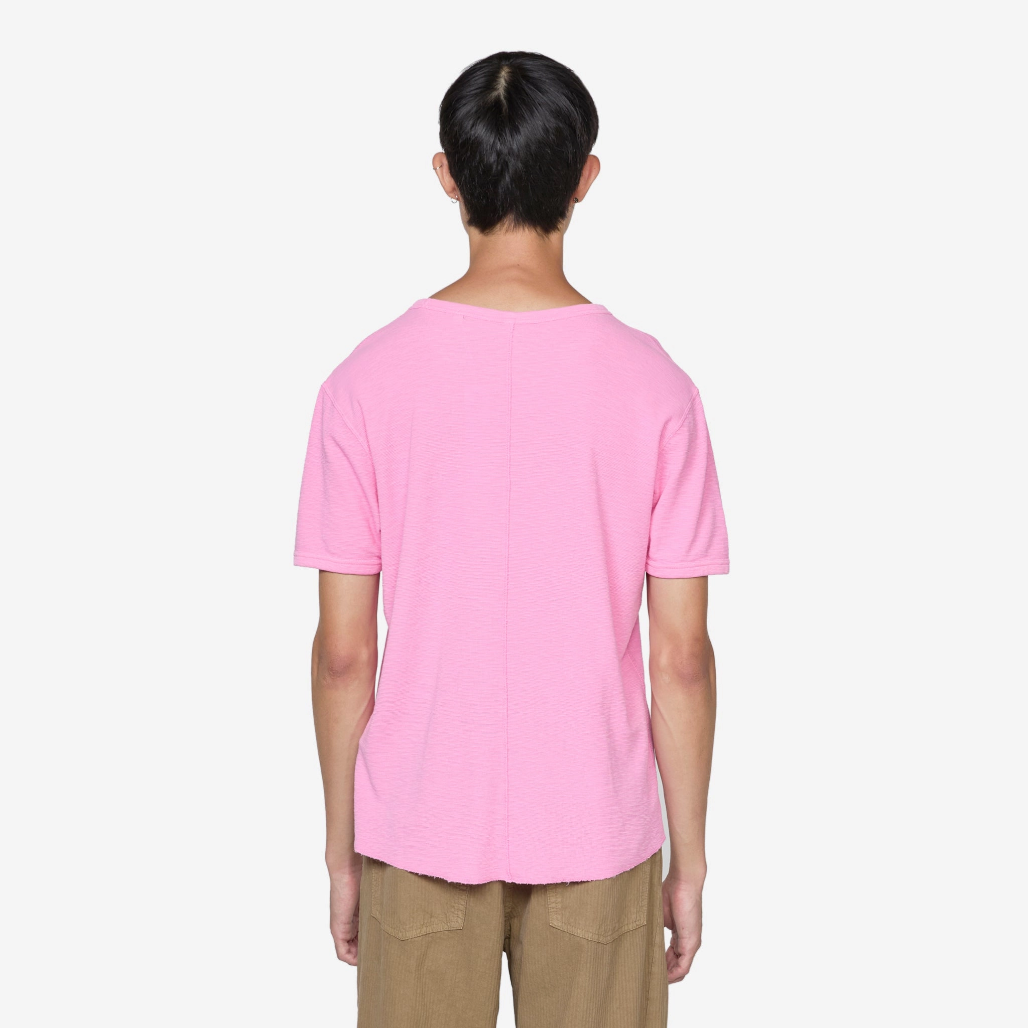 Jagger Waffle T-Shirt Pink