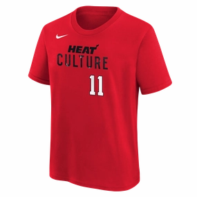 Jaime Jaquez Jr. Nike HEAT Culture: Blood Red Name & Number Kids Tee