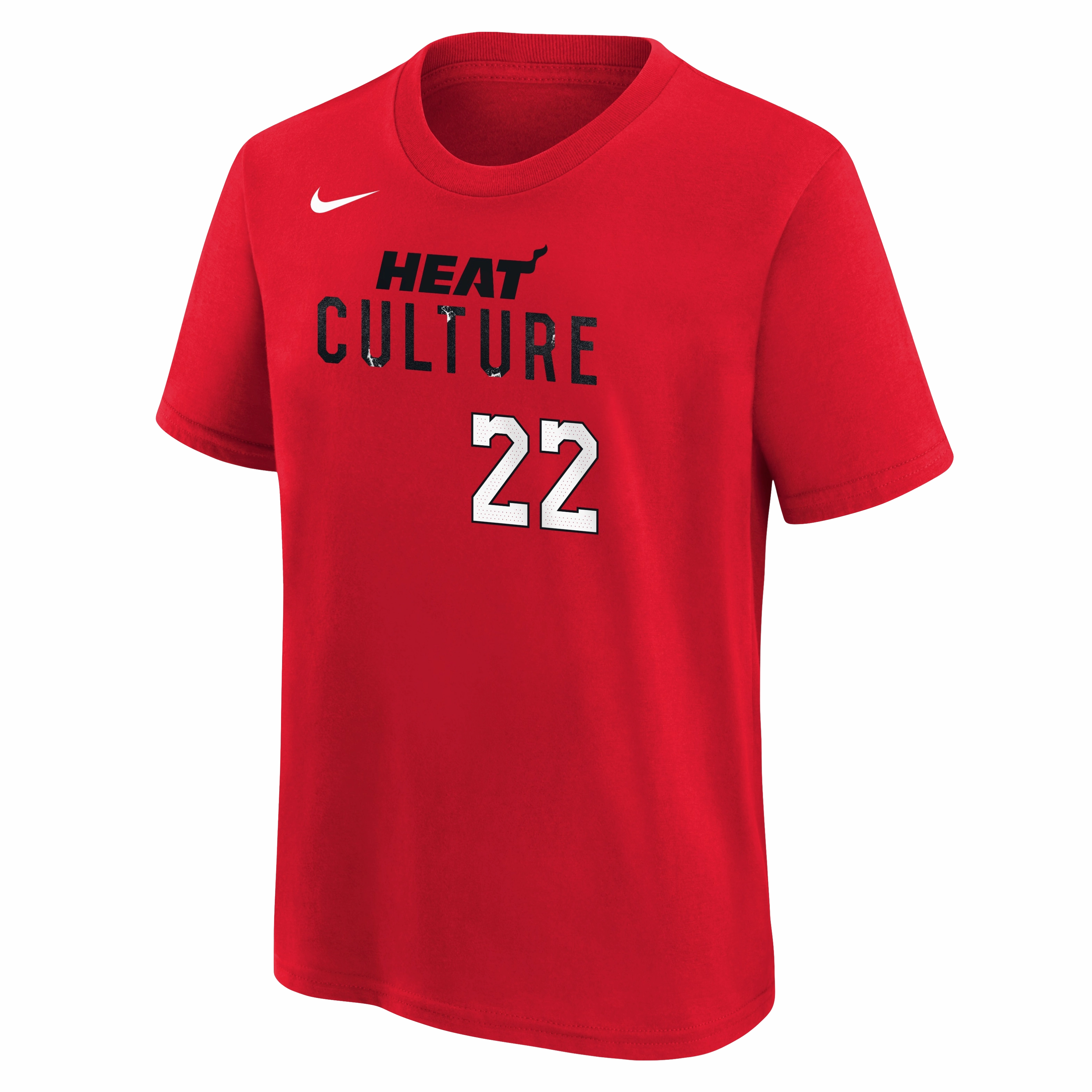 Jimmy Butler Nike HEAT Culture: Blood Red Name & Number Youth Tee