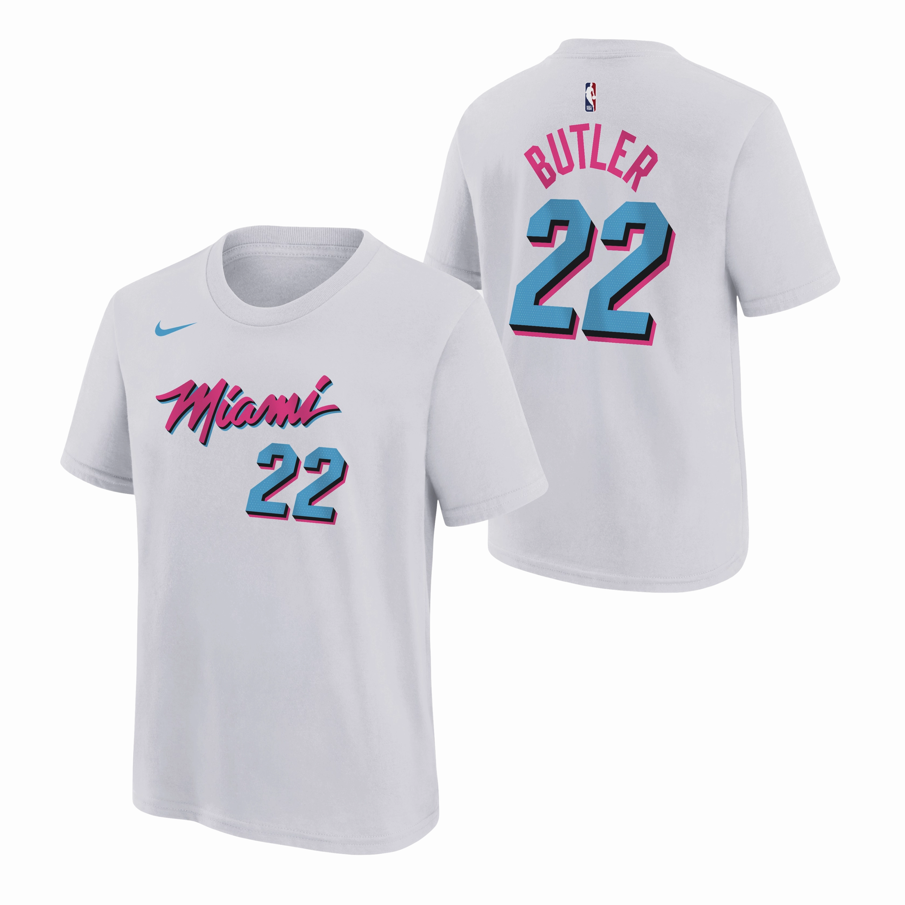Jimmy Butler Nike Original Vice Name & Number Youth Tee