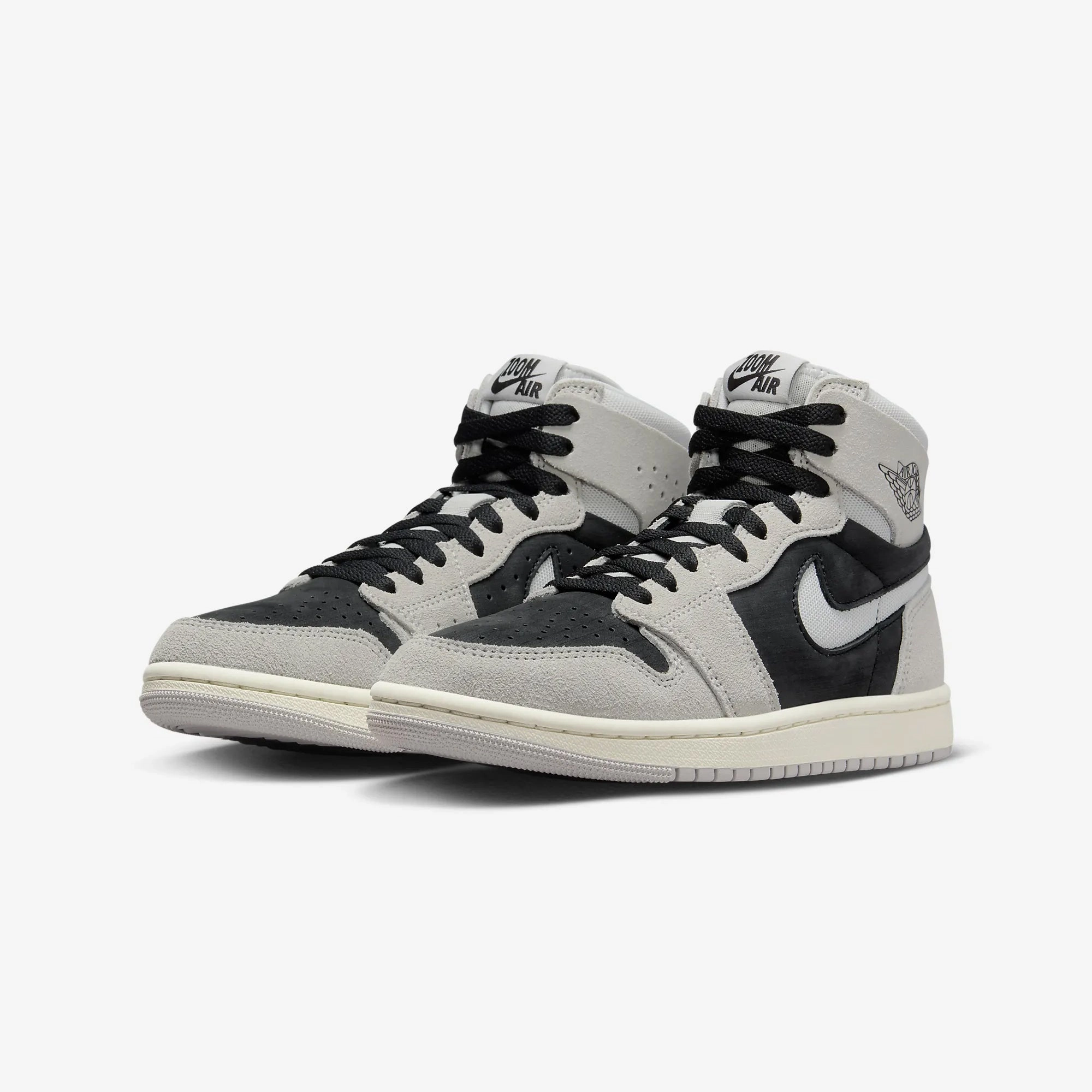 Jordan | AIR JORDAN 1 ZOOM CMFT 2  { LT IRON ORE/NEUTRAL GREY-BLACK