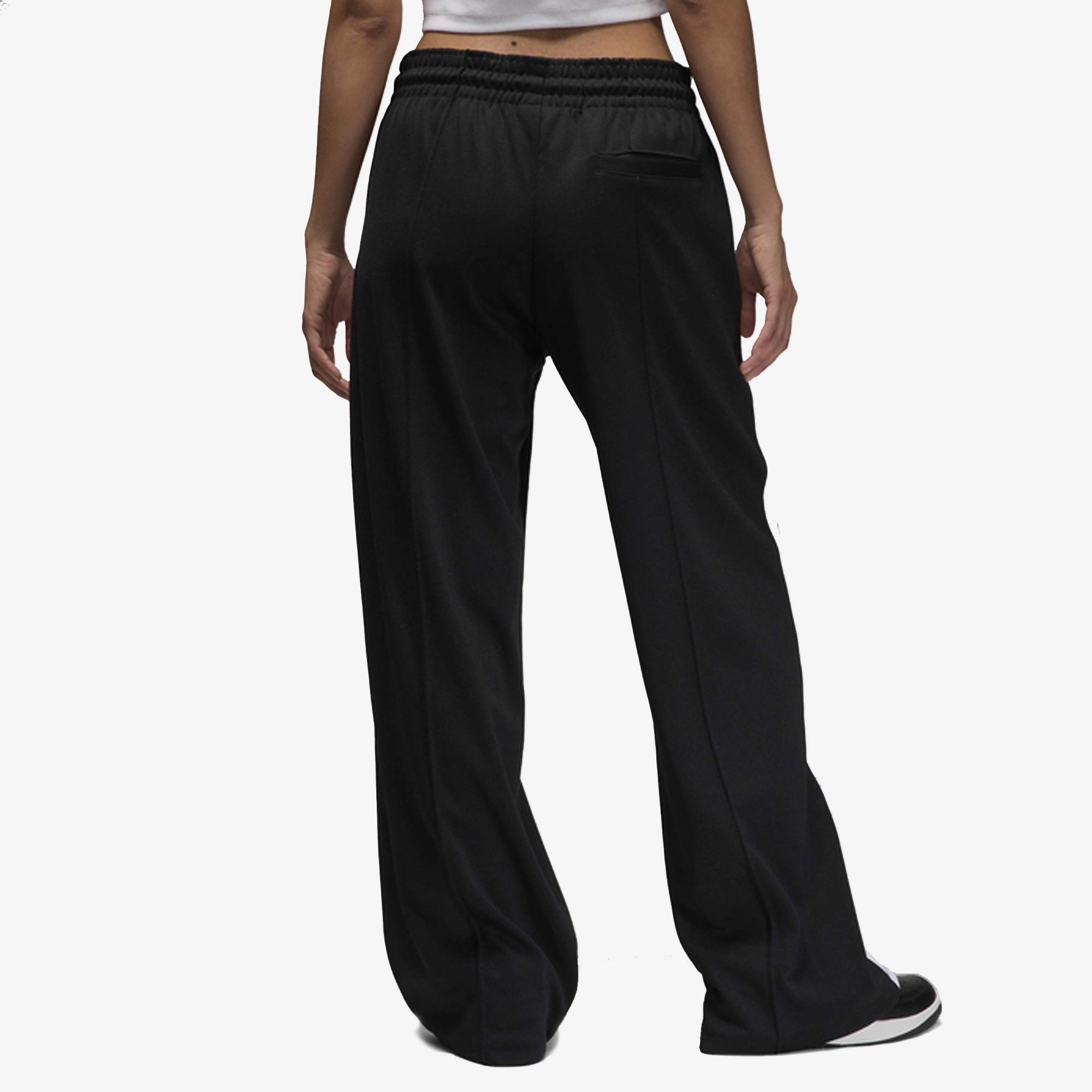 JORDAN | KNIT TRACK PANTS { BLACK/WHITE/WHITE