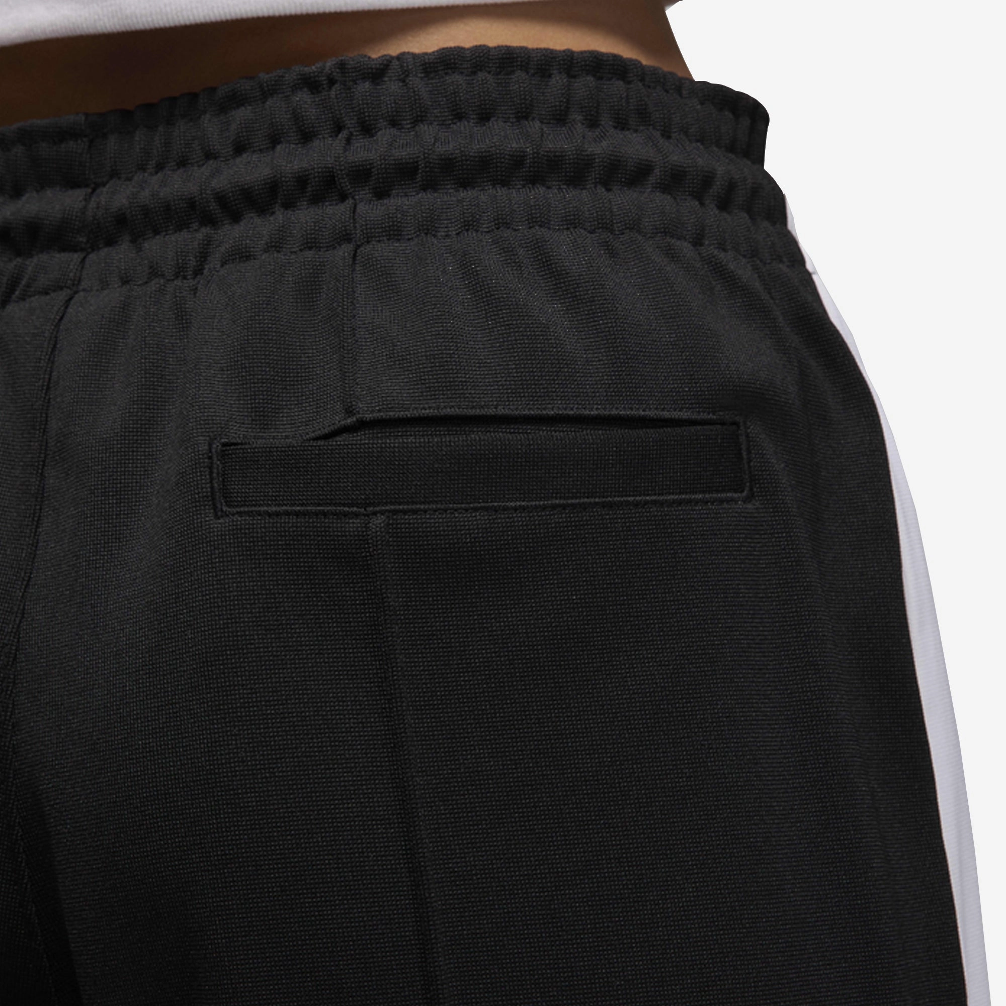 JORDAN | KNIT TRACK PANTS { BLACK/WHITE/WHITE