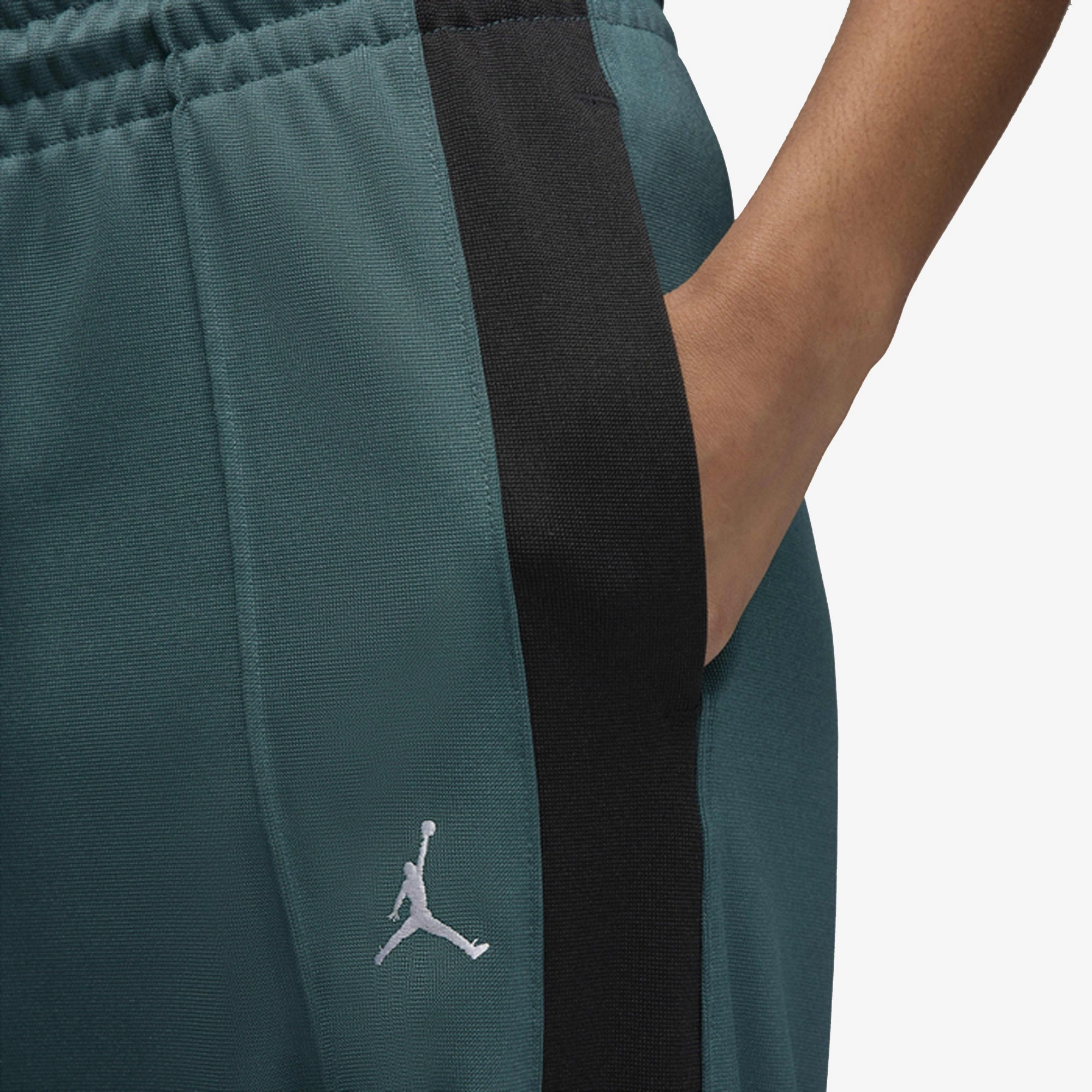 JORDAN | KNIT TRACK PANTS { OXIDIZED GREEN/BLACK/WHITE