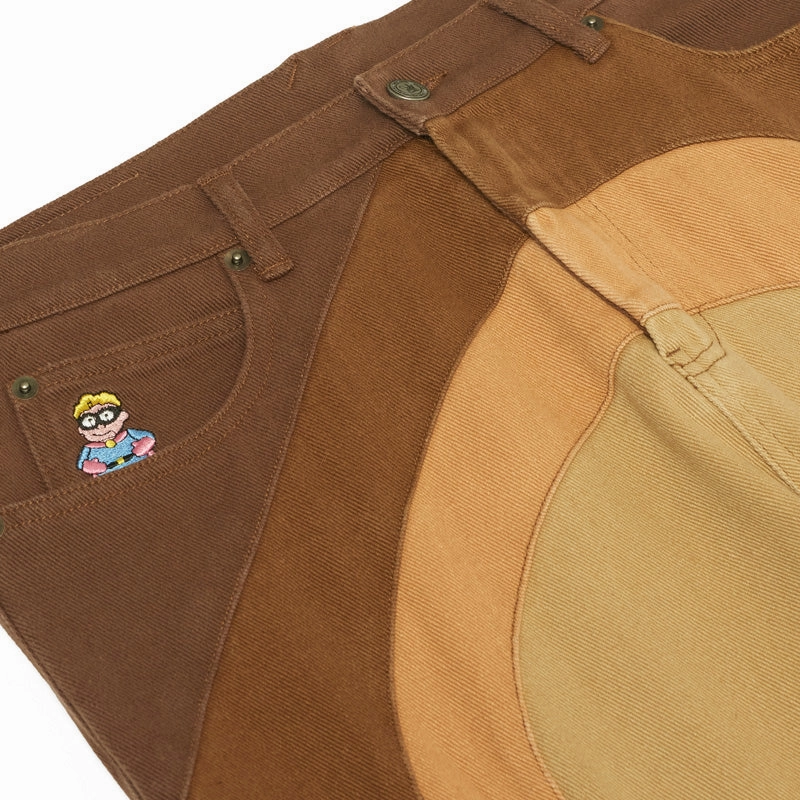KidSuper Wavy Pants - Brown