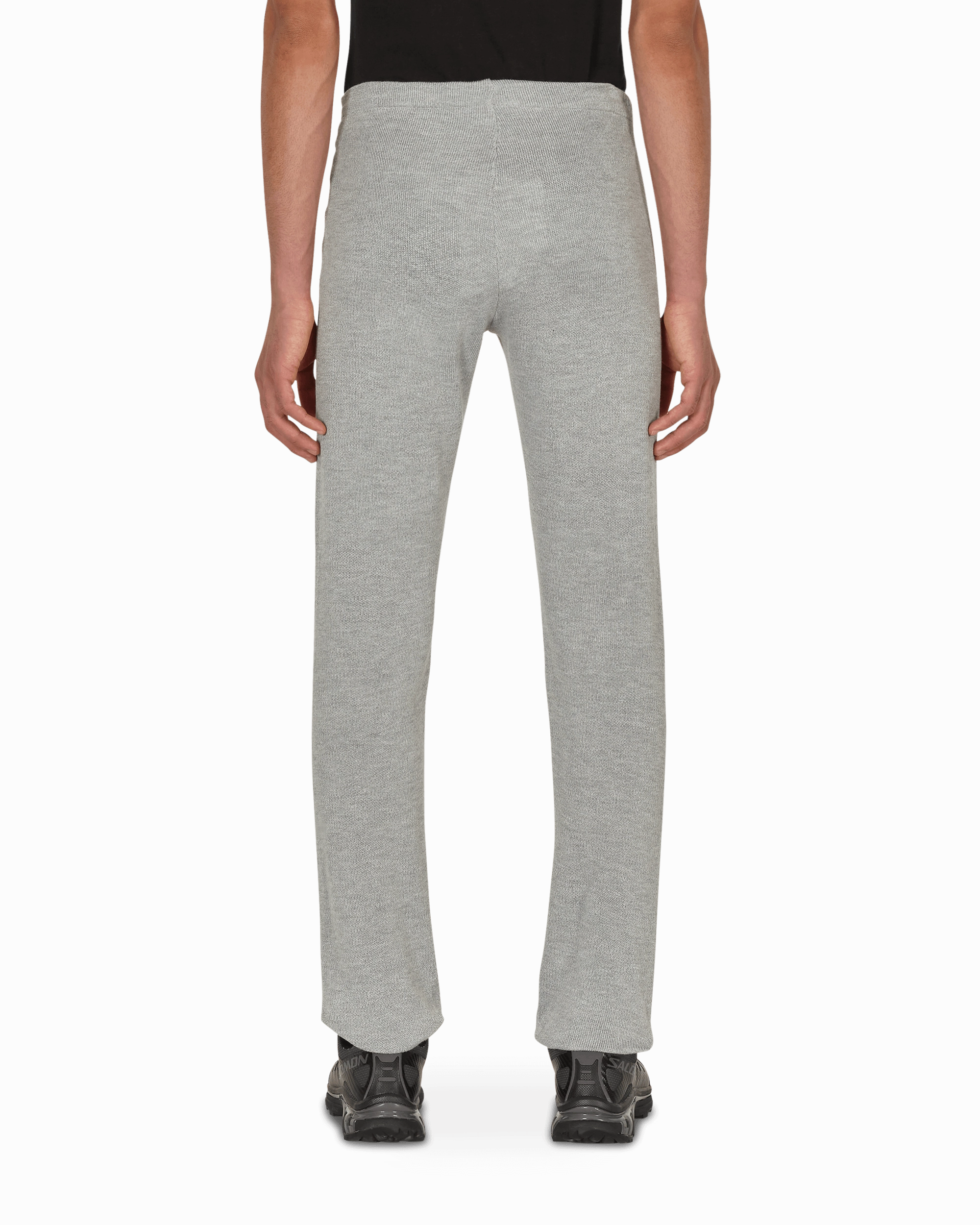 Knitted Underlayer Long Pants Grey