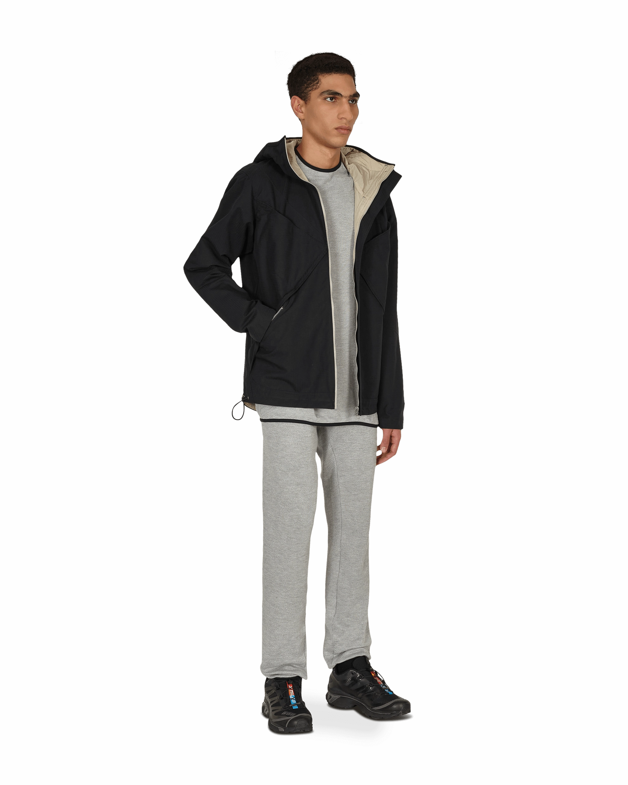 Knitted Underlayer Long Pants Grey