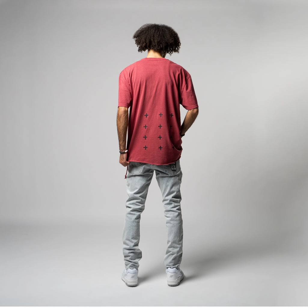 Ksubi 4X4 Biggie Tee - Oxblood