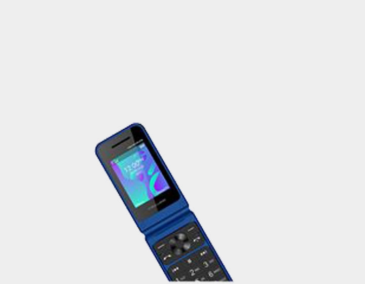 Maxwest Neo Flip Phone 4G LTE Volte 4G Dual Nano Sim GSM Unlocked Blue