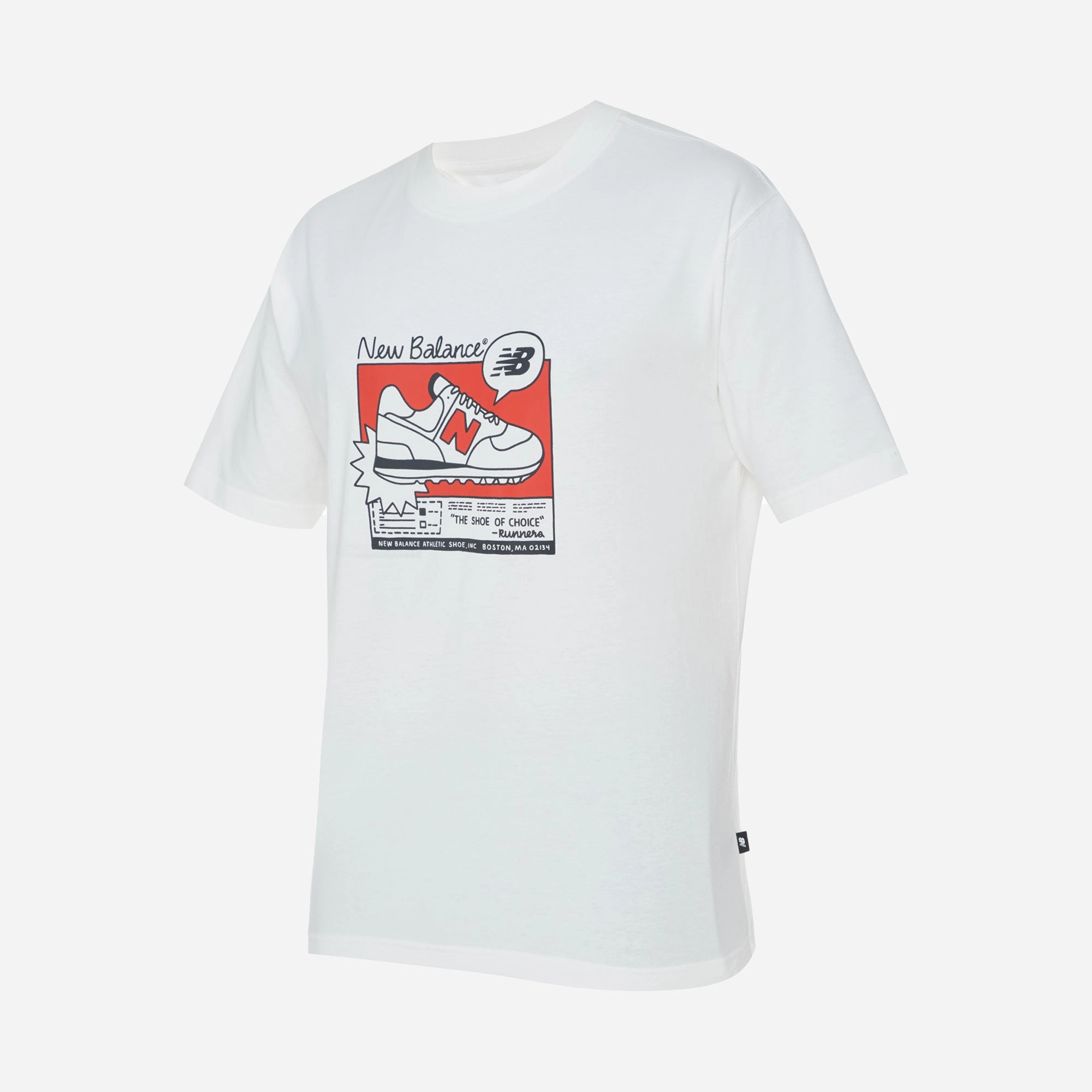 New Balance | ADVERT GRAPHICS T-SHIRT  { WHITE