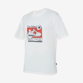 New Balance | ADVERT GRAPHICS T-SHIRT  { WHITE