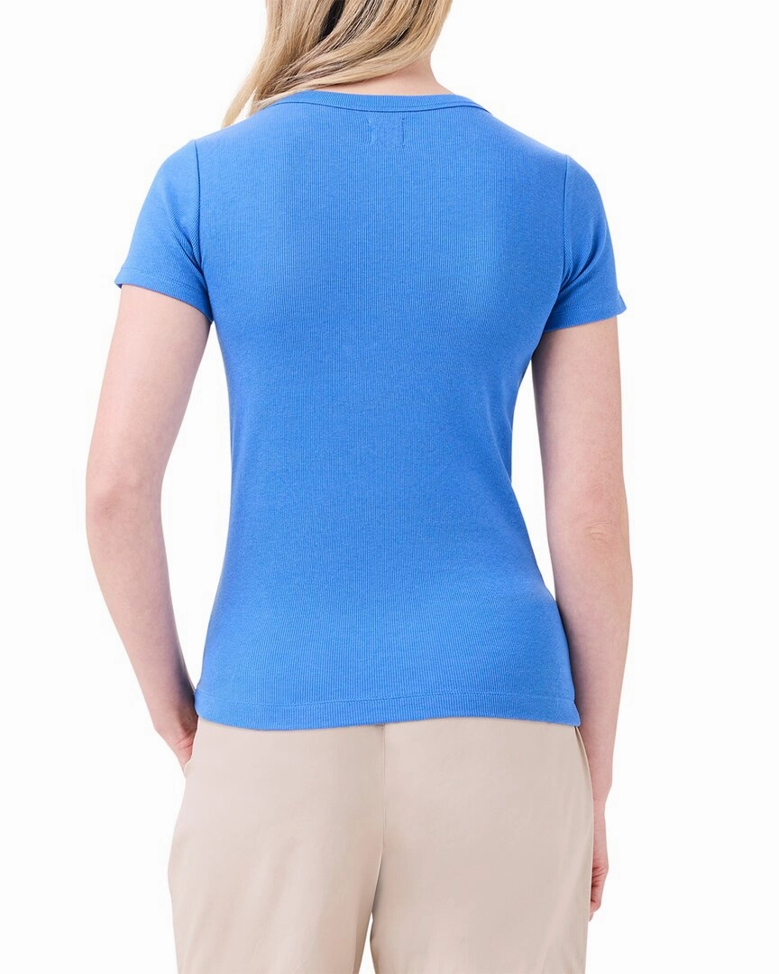 NIC ZOE Perfect Knit Rib Crew T-Shirt