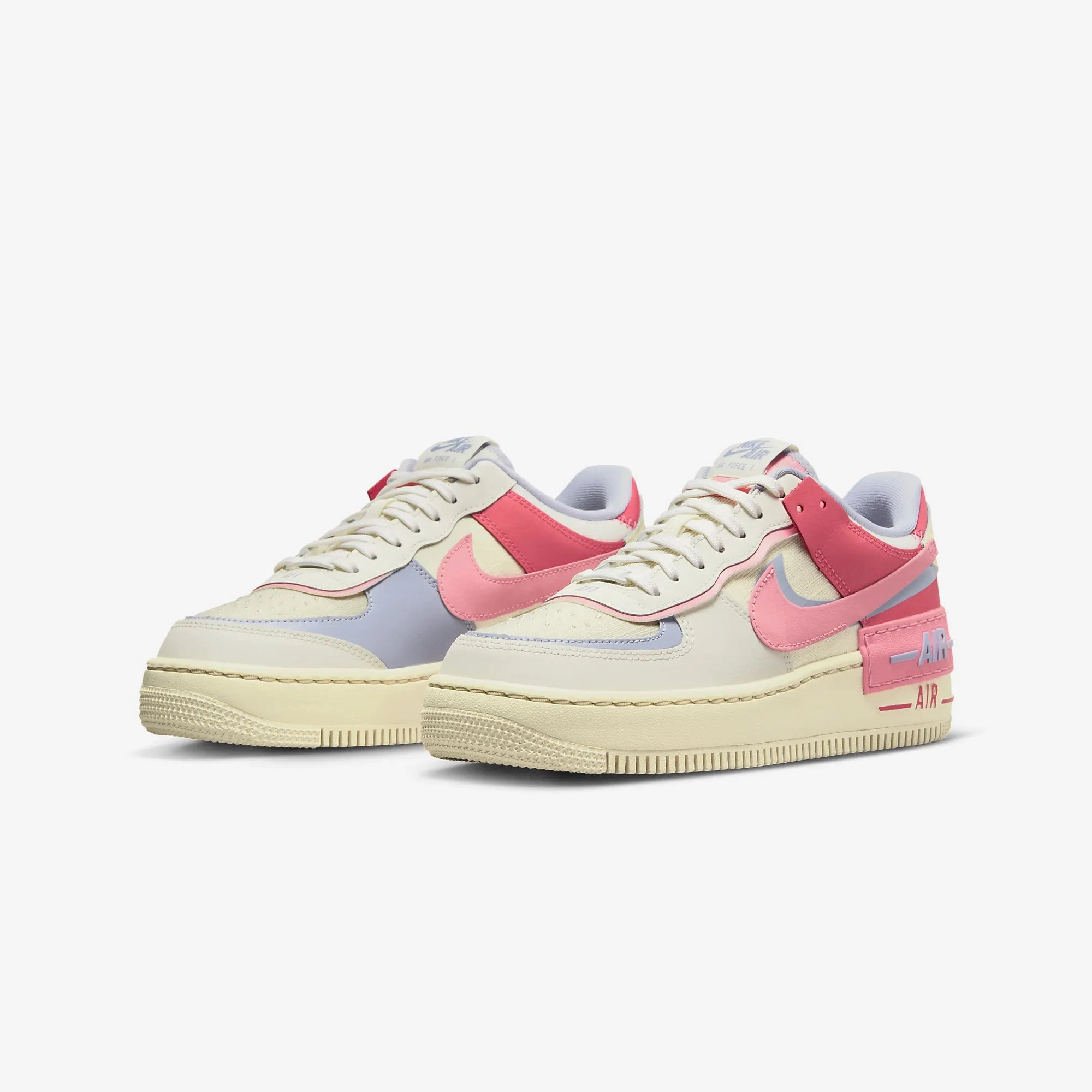 Nike | AIR FORCE 1 SHADOW  { INDIGO HAZE/CORAL CHALK