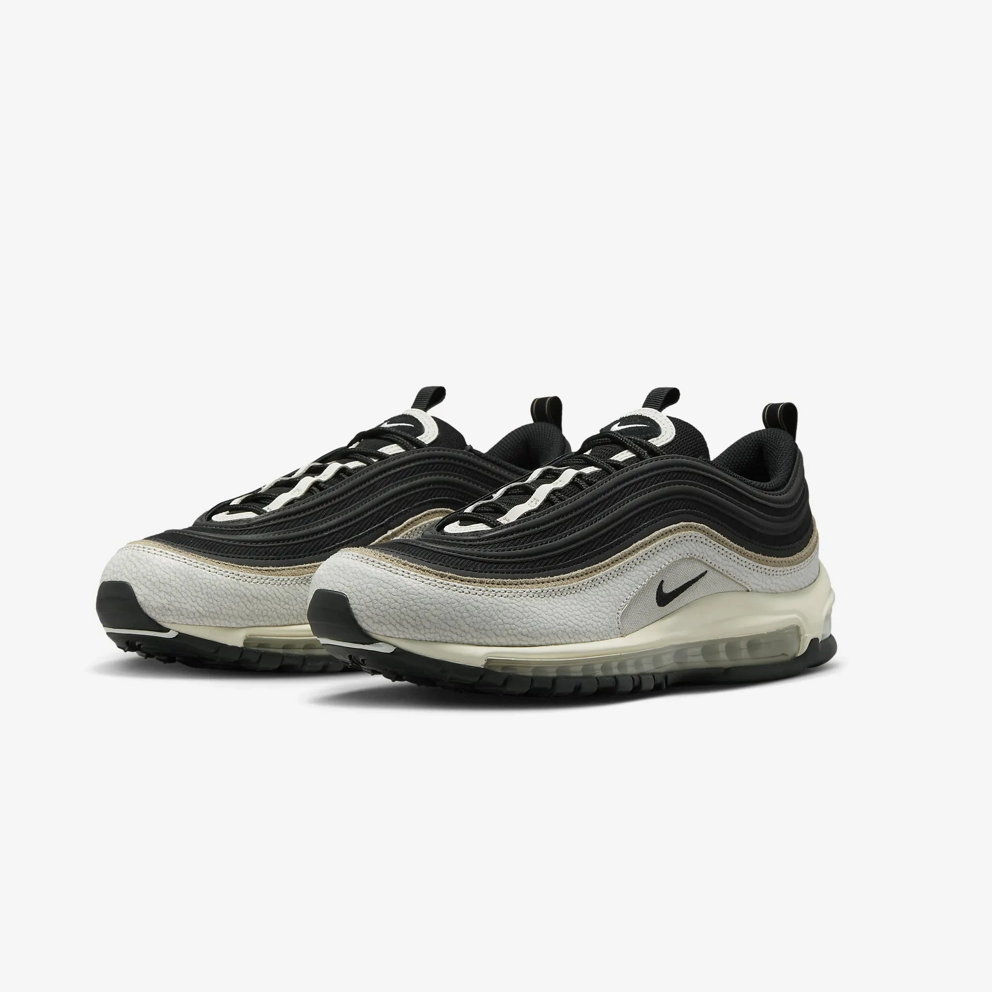 Nike | AIR MAX 97 SE  { LIGHT BONE/BLACK-KHAKI-SAIL