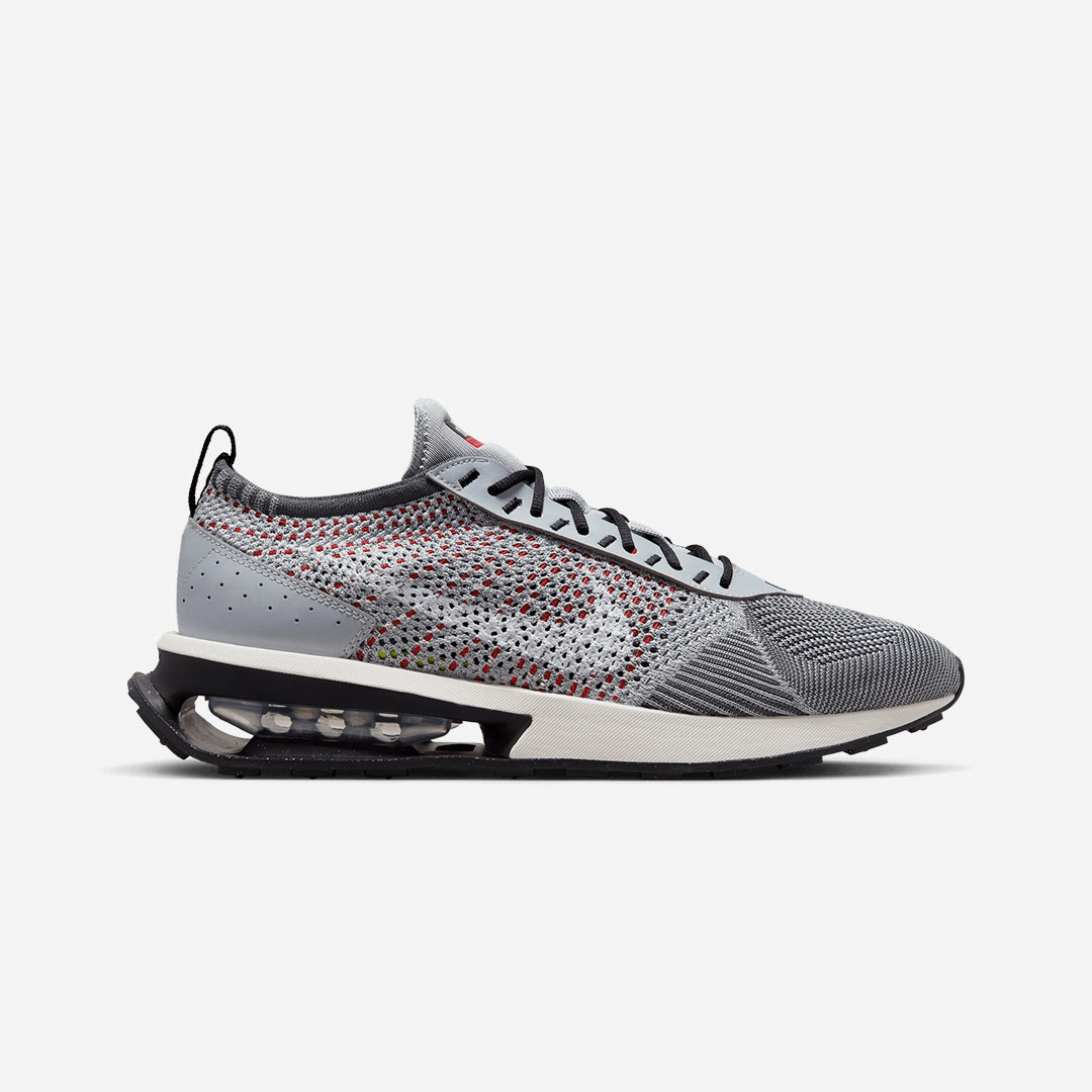 Nike | AIR MAX FLYKNIT RACER  { WOLF GREY/WHITE-BLACK-DARK GREY