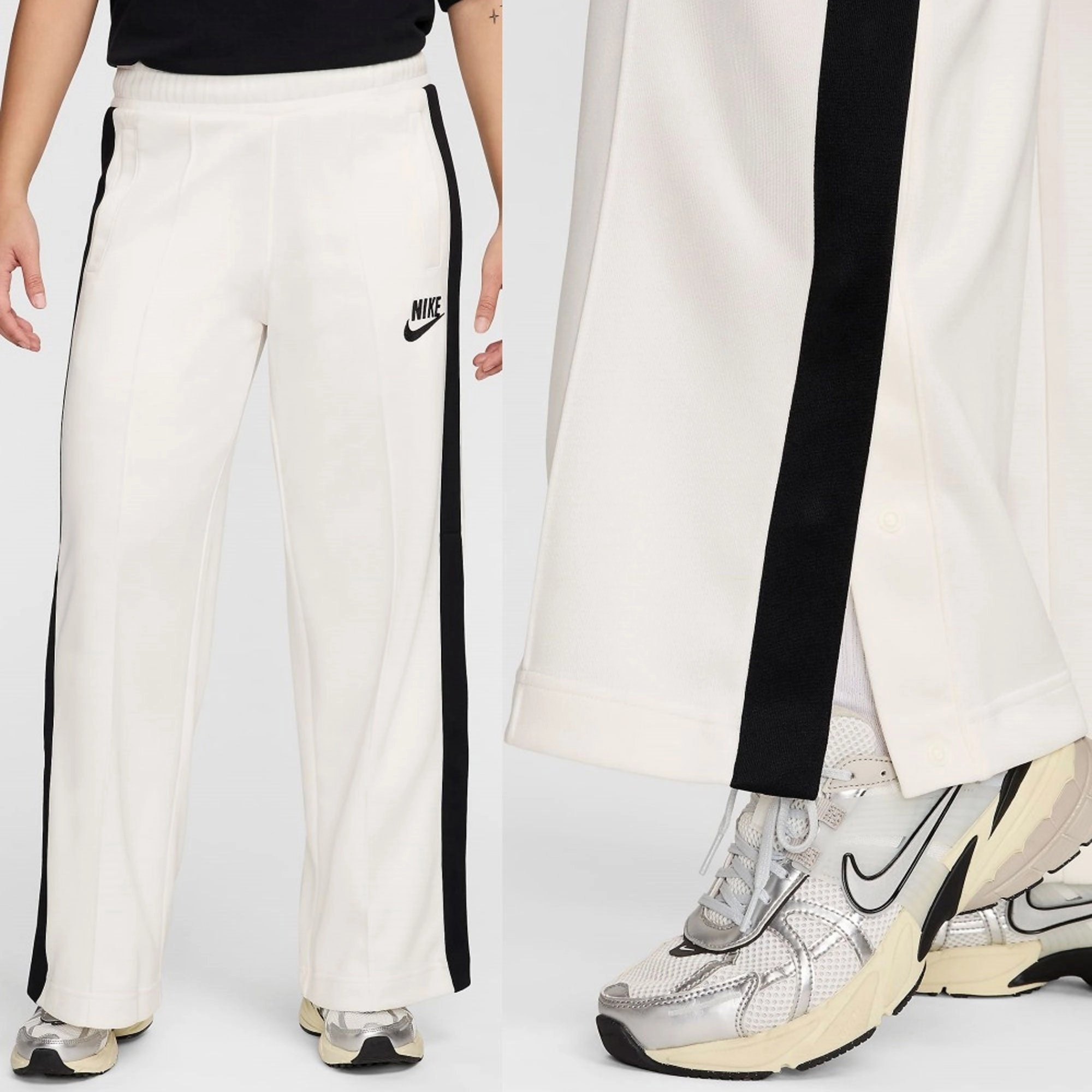 Nike | SPORTSWEAR KNIT PANTS  { SAIL/BLACK/BLACK