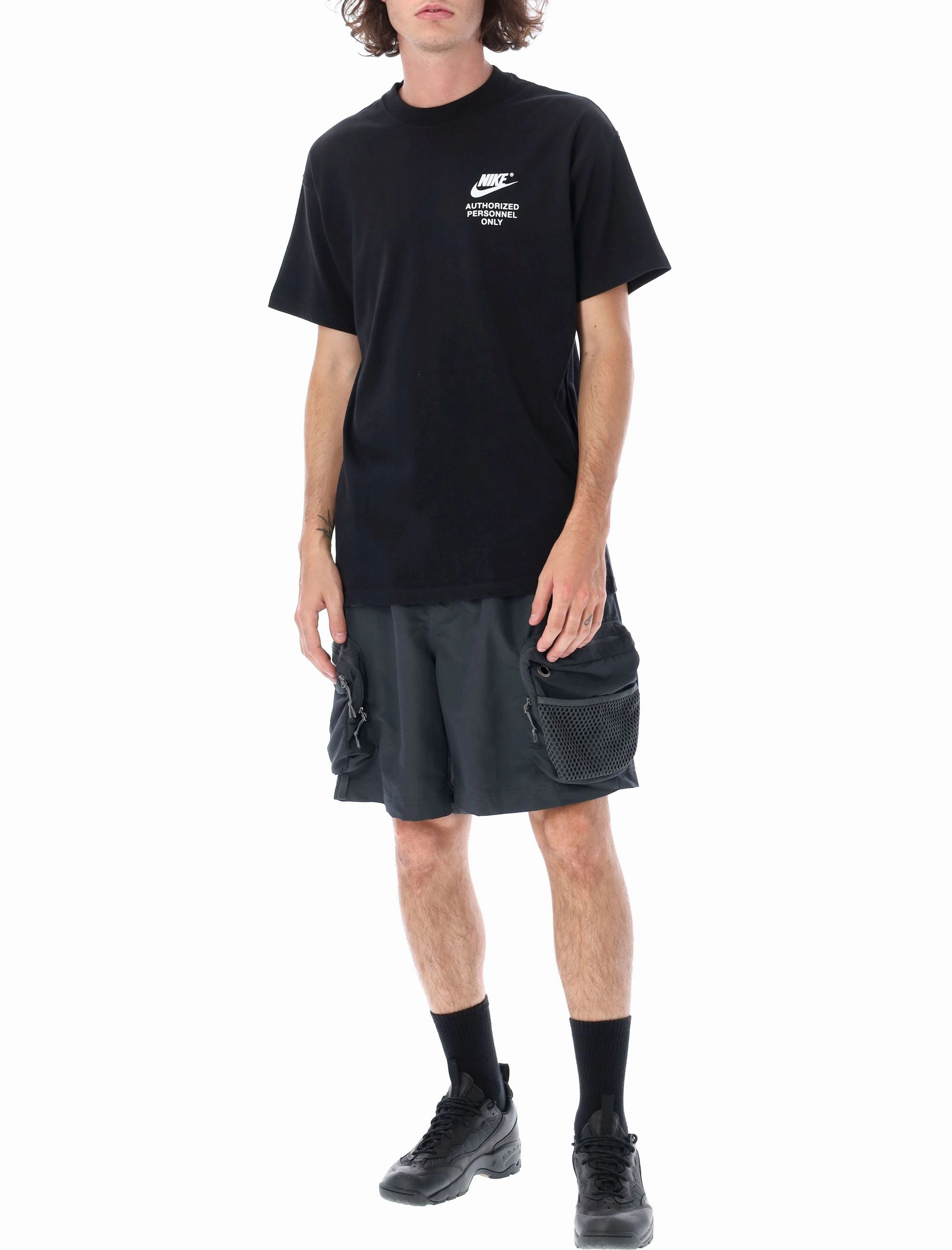 Nike Logo Printed Crewneck T-Shirt