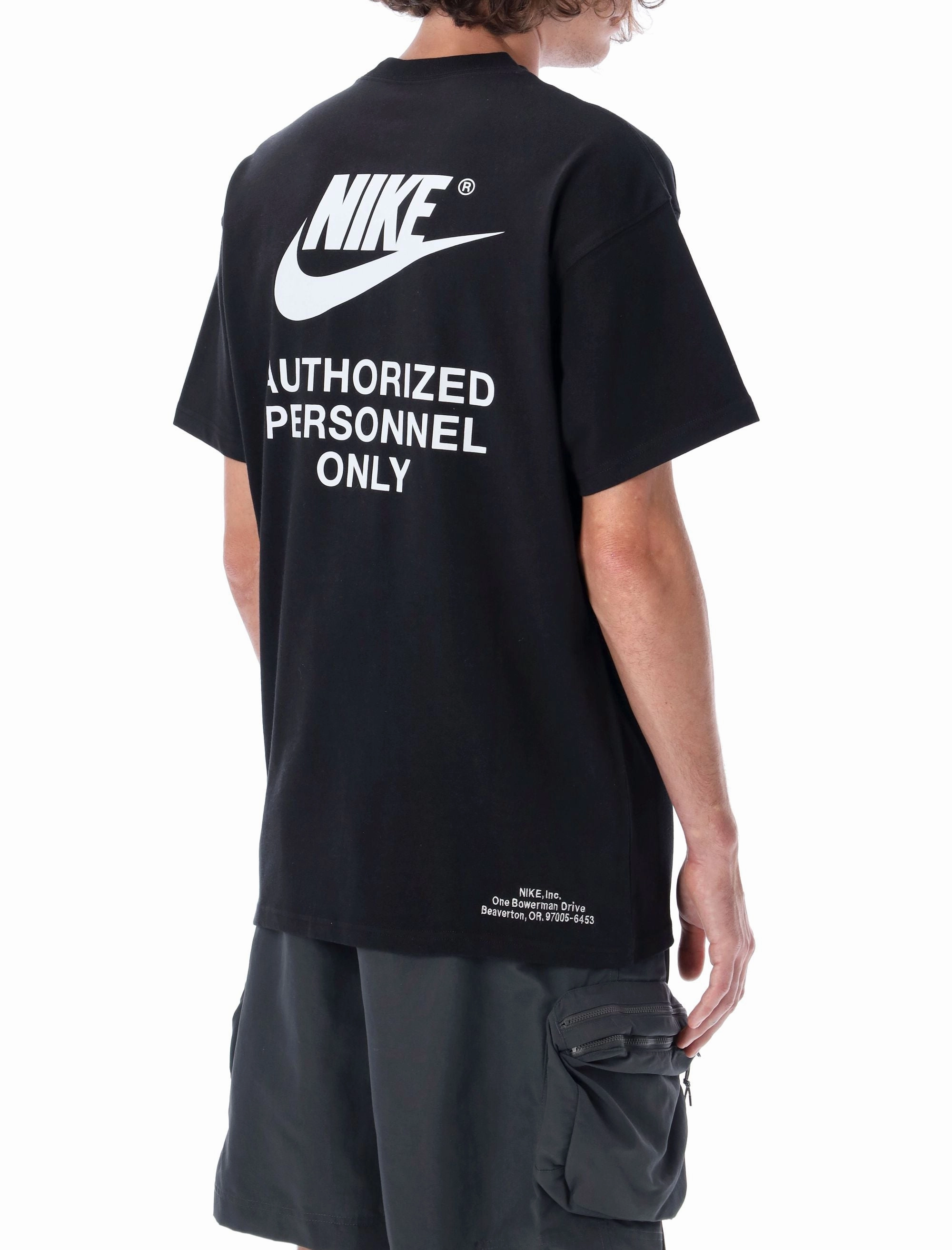 Nike Logo Printed Crewneck T-Shirt